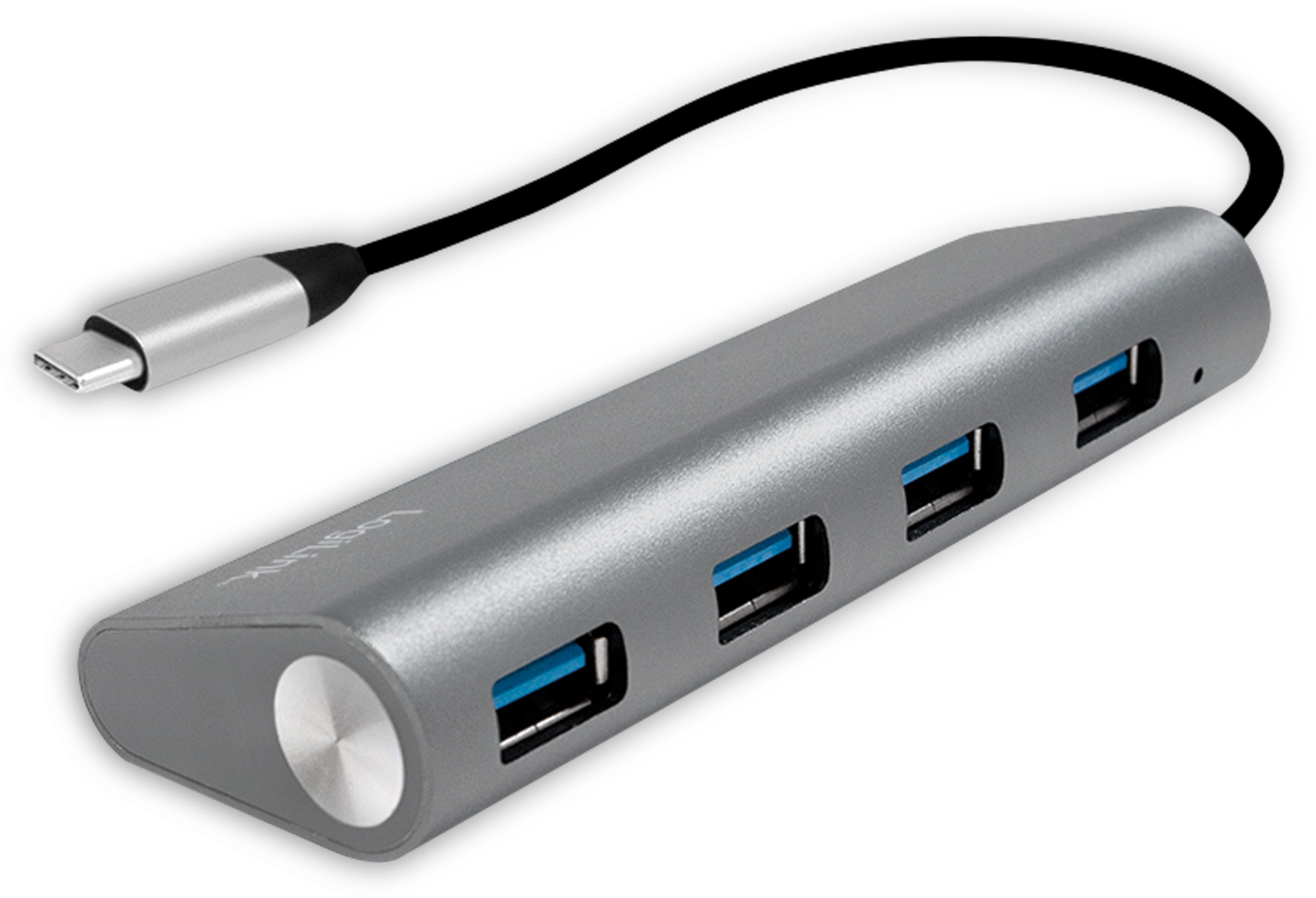 LOGILINK USB3.1 Typ-C Hub UA0309, 4x USB-A, Aluminium LOGILINK USB3.1 Typ-C Hub UA0309, 4x USB-A, Aluminium