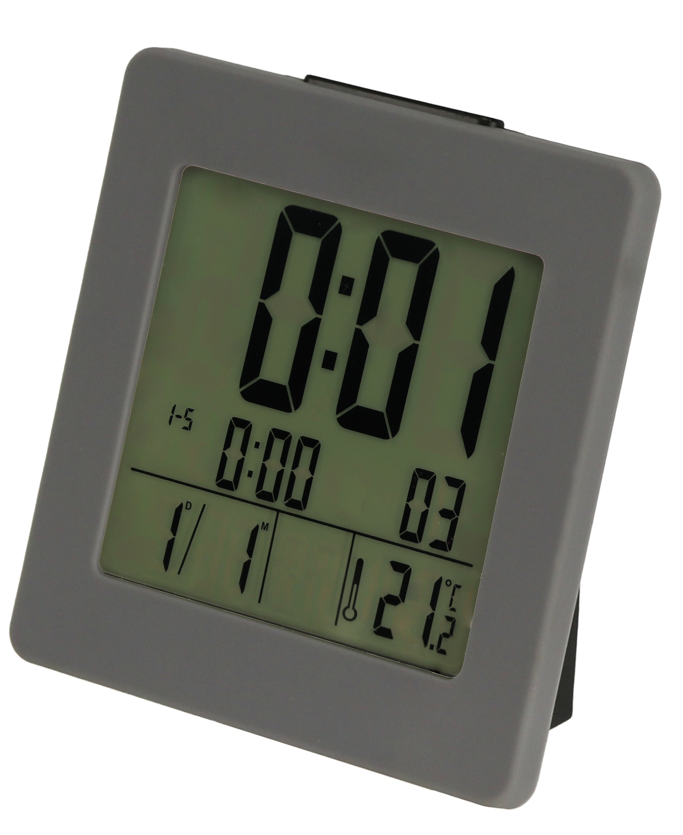 LCD Funkwecker, 51140/02, grau, B-Ware