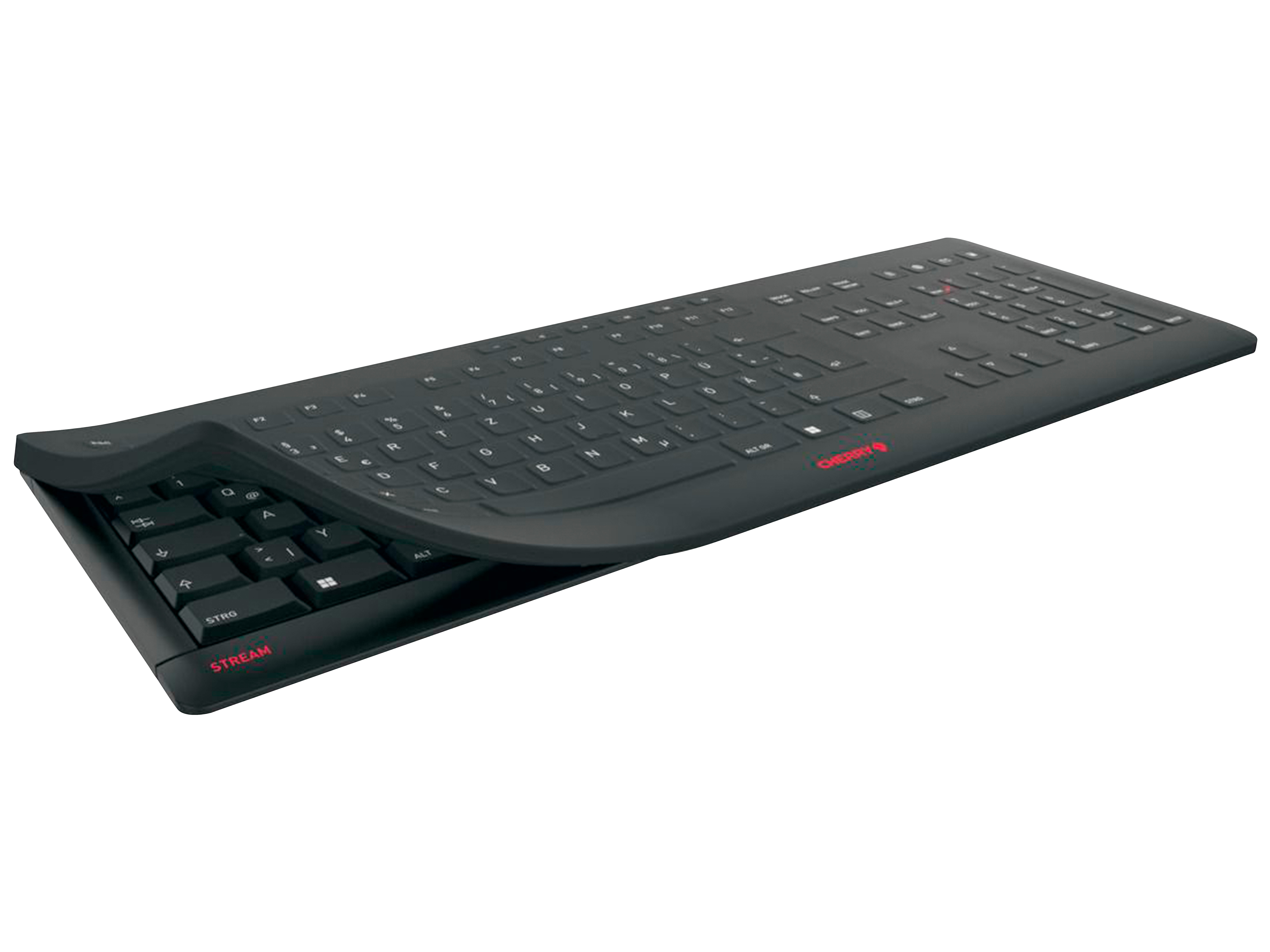 CHERRY Tastatur Stream Protect Wireless schwarz CHERRY Tastatur Stream Protect Wireless schwarz