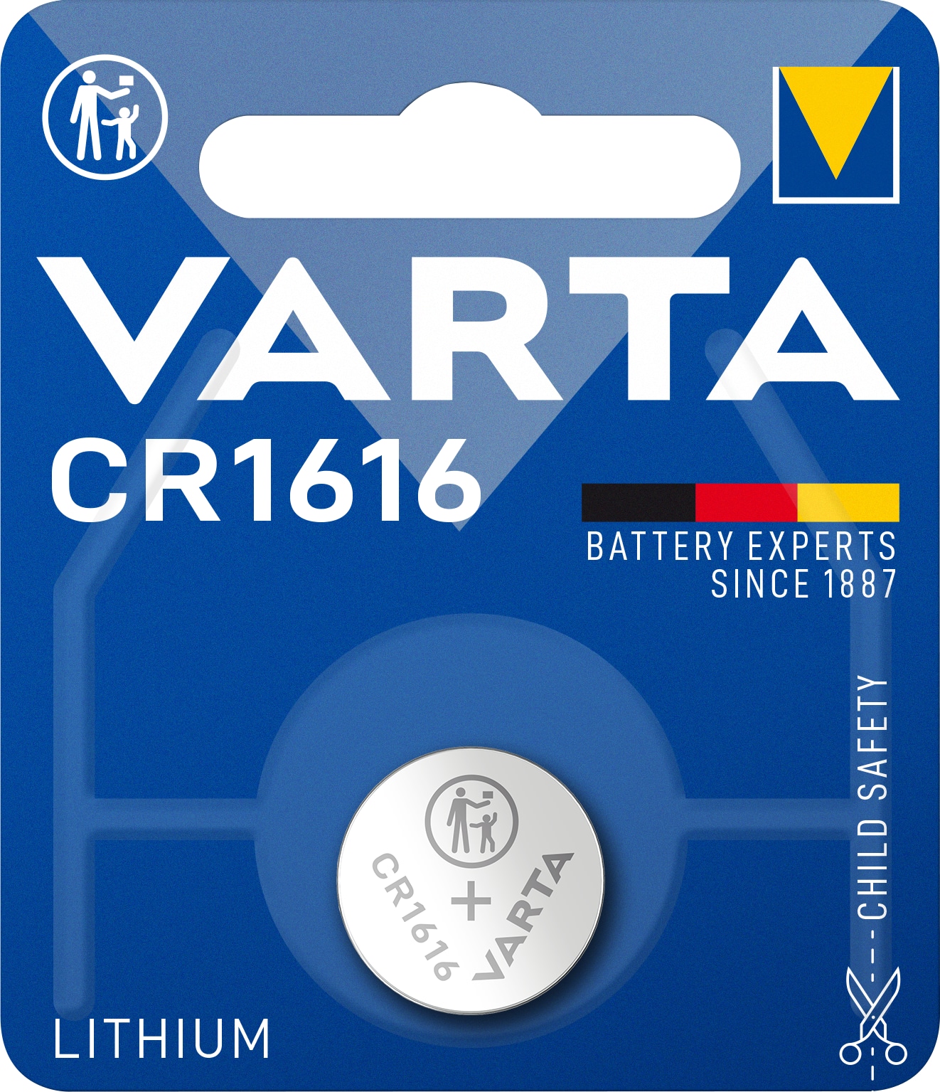 VARTA Lithium Knopfzelle CR1616