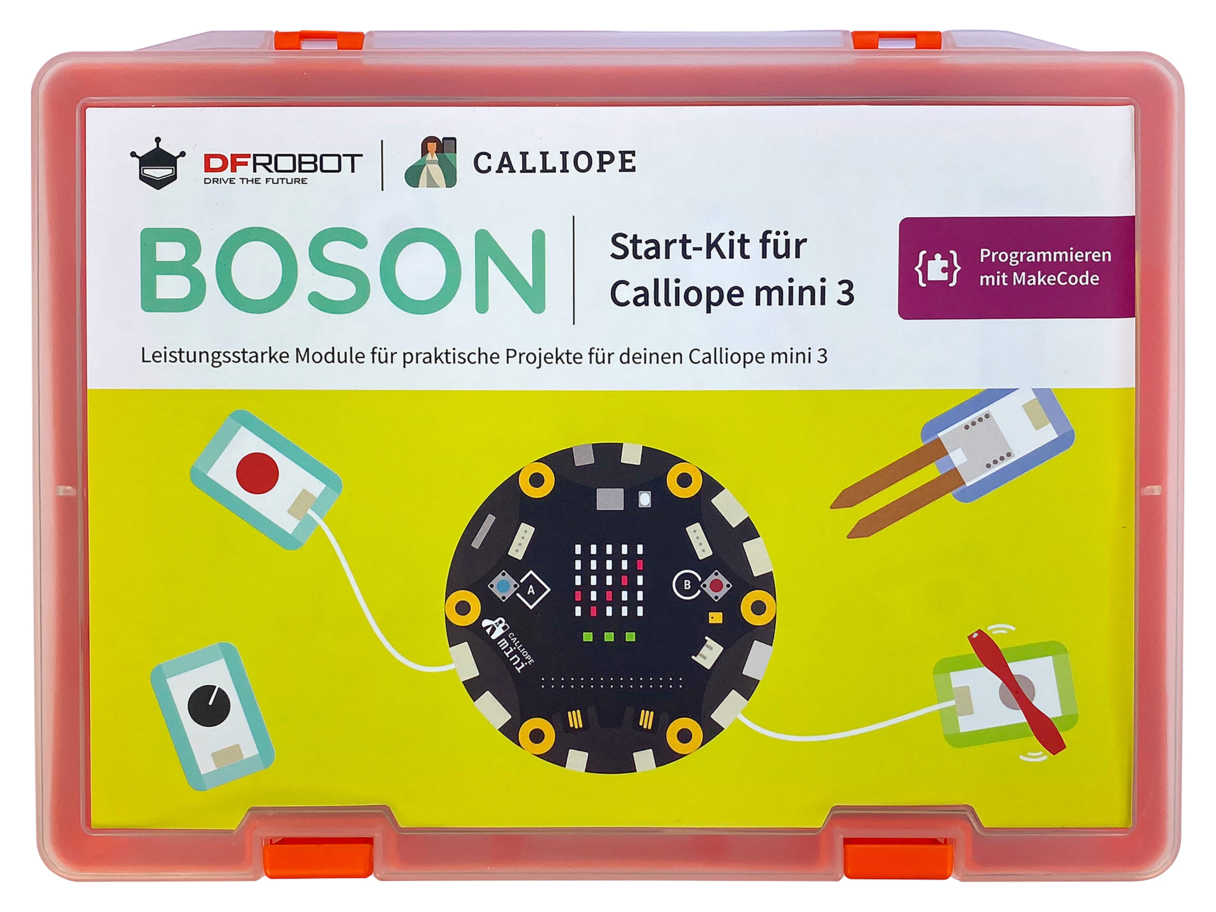 CALLIOPE Boson-Erweiterungsplatine für Calliope mini V3 CALLIOPE Boson-Erweiterungsplatine für Calliope mini V3