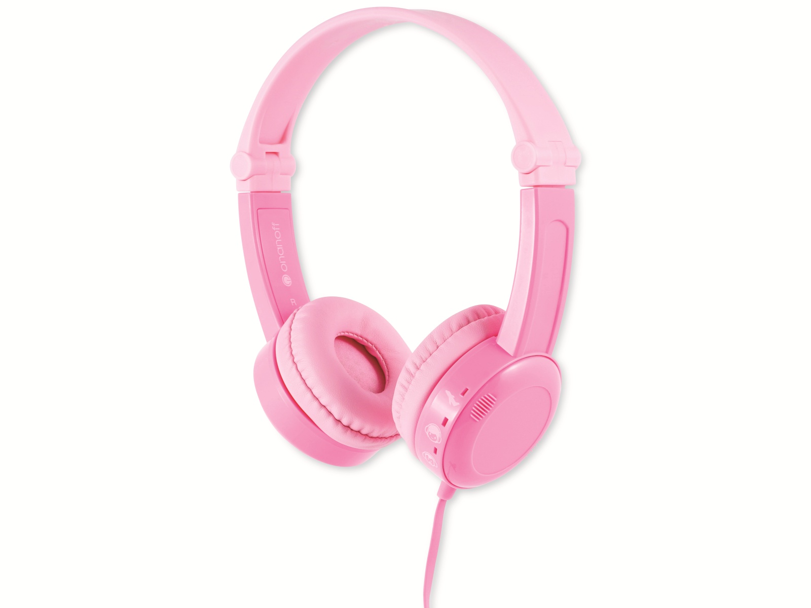 ONANOFF On-Ear Kopfhörer BuddyPhones Travel, für Kinder, pink