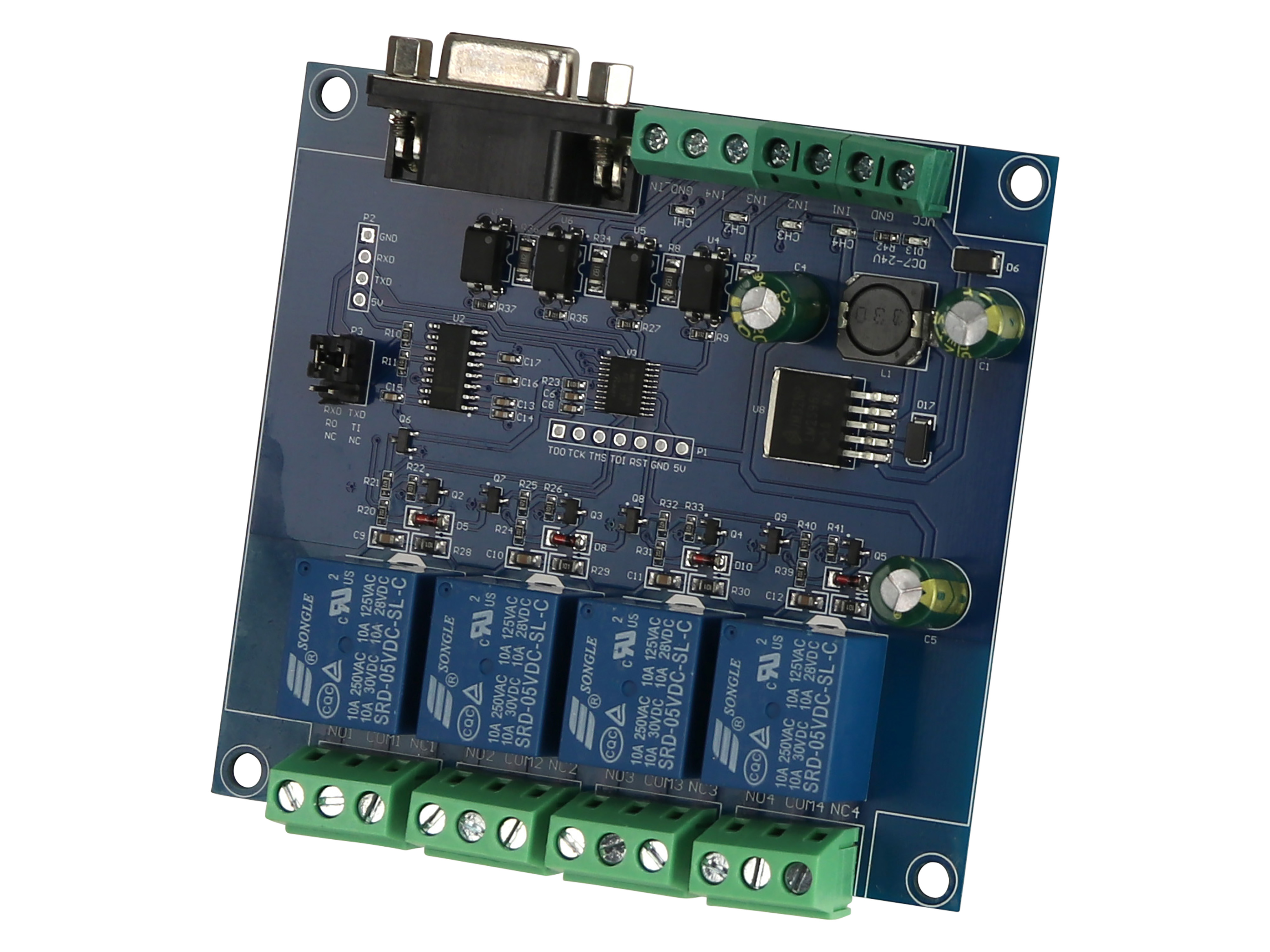 DAYOWER Relaismodul 232-4R-D7, 4 Kanal