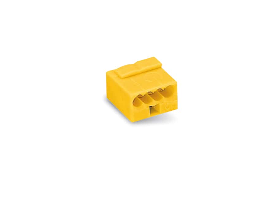WAGO Micro-Steckklemmen 243-504, 4-polig, gelb