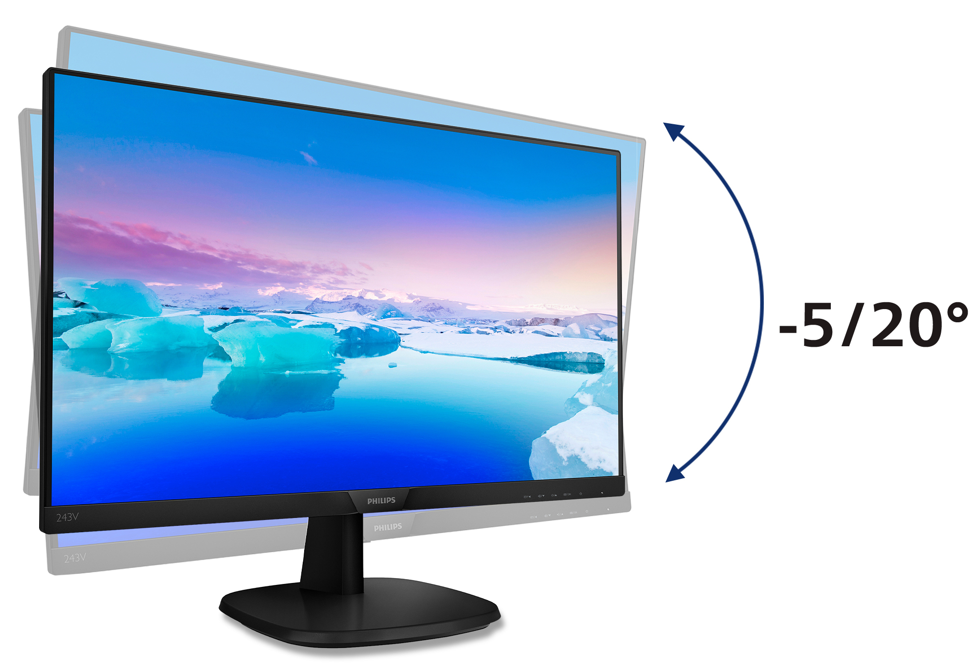 PHILIPS Monitor 243V7QDSB / Verpackung beschädigt PHILIPS Monitor 243V7QDSB / Verpackung beschädigt