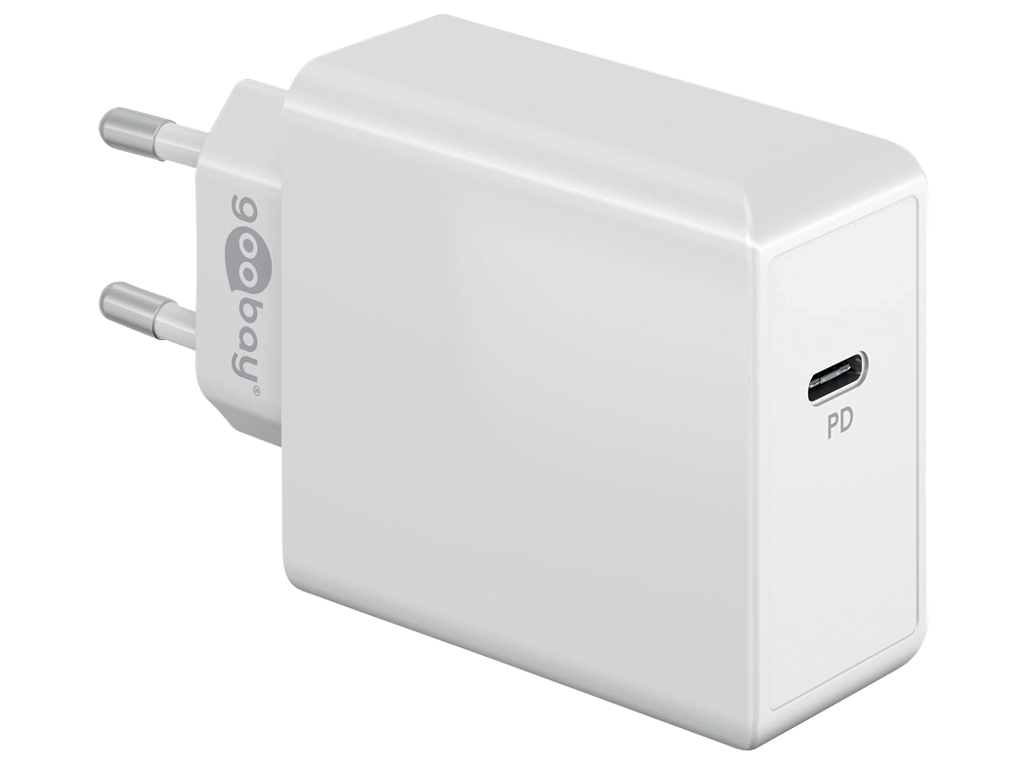 GOOBAY USB-Lader 61762, 5-20 V, 3 A, 65 W, USB-C PD, weiß