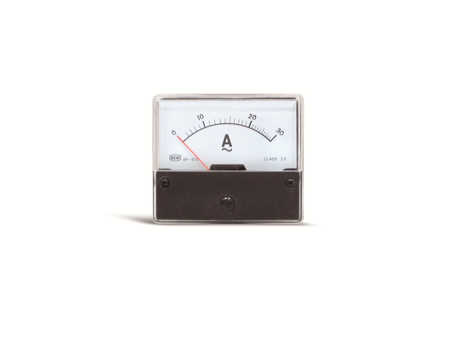Einbau-Messinstrument, 0...30 A AC