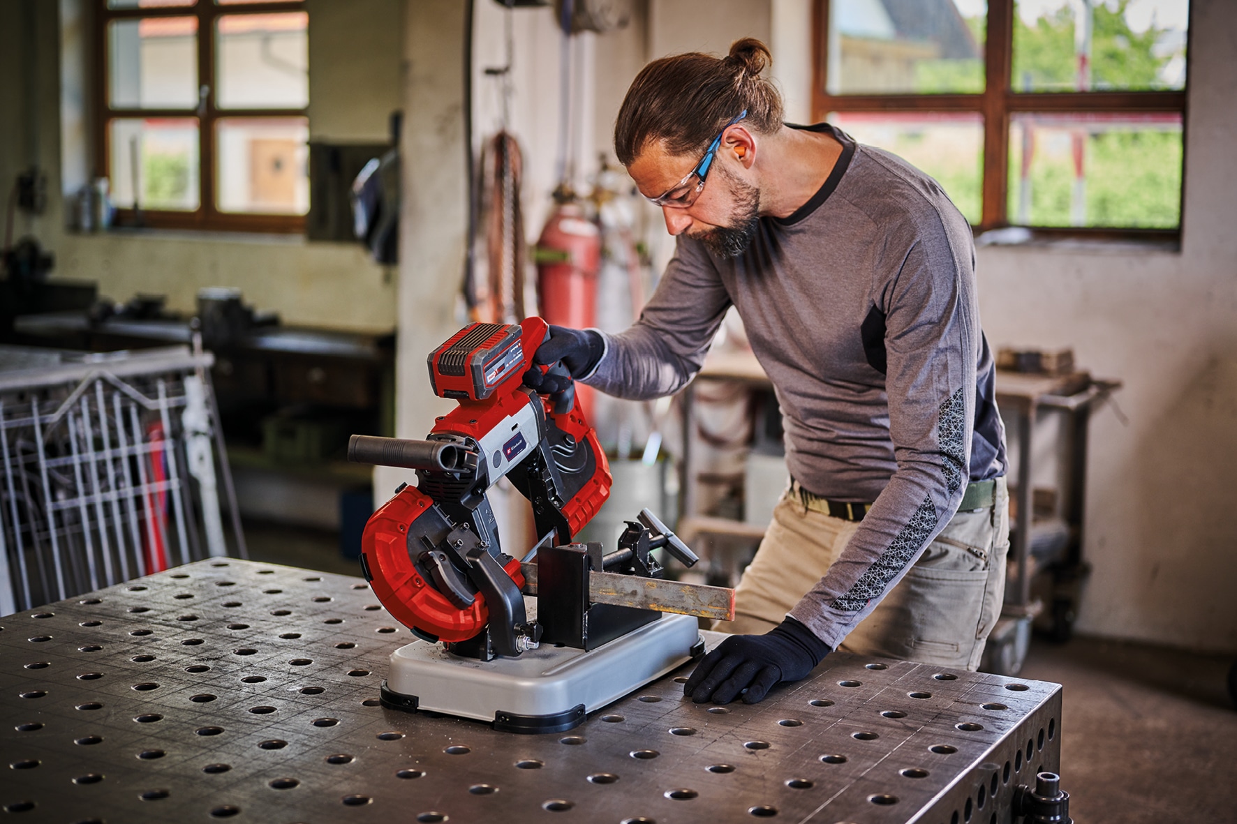 EINHELL Akku-Bandsäge TE-MB 18/127 U Li-Solo