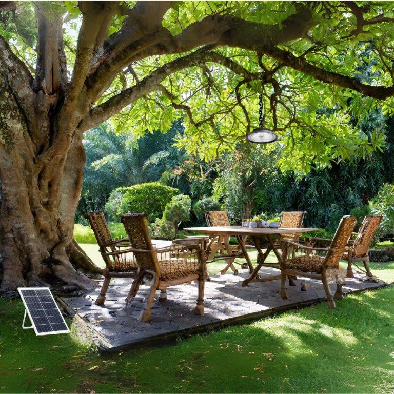 LUXULA Solar LED-Hängeleuchte, CCT, 40 W, 500 lm