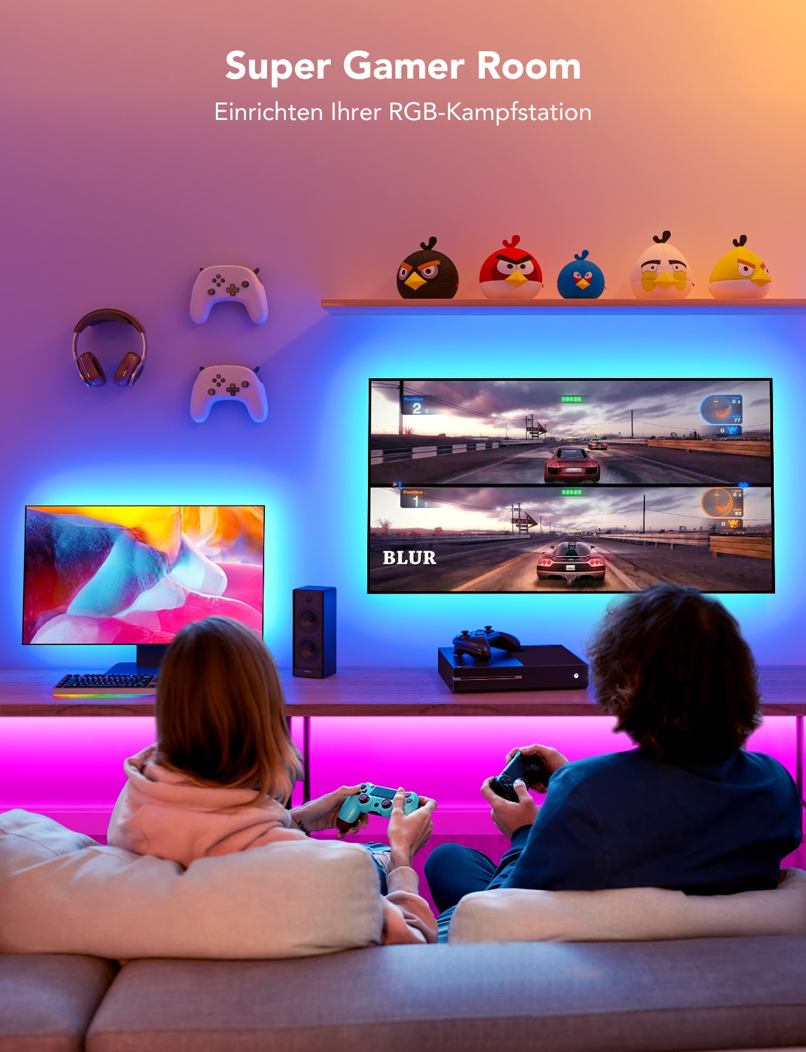 GOVEE LED-Strip Backlight für 46...60" TV, EEK: G, RGB, Bluetooth, 3 m GOVEE LED-Strip Backlight für 46...60" TV, EEK: G, RGB, Bluetooth, 3 m
