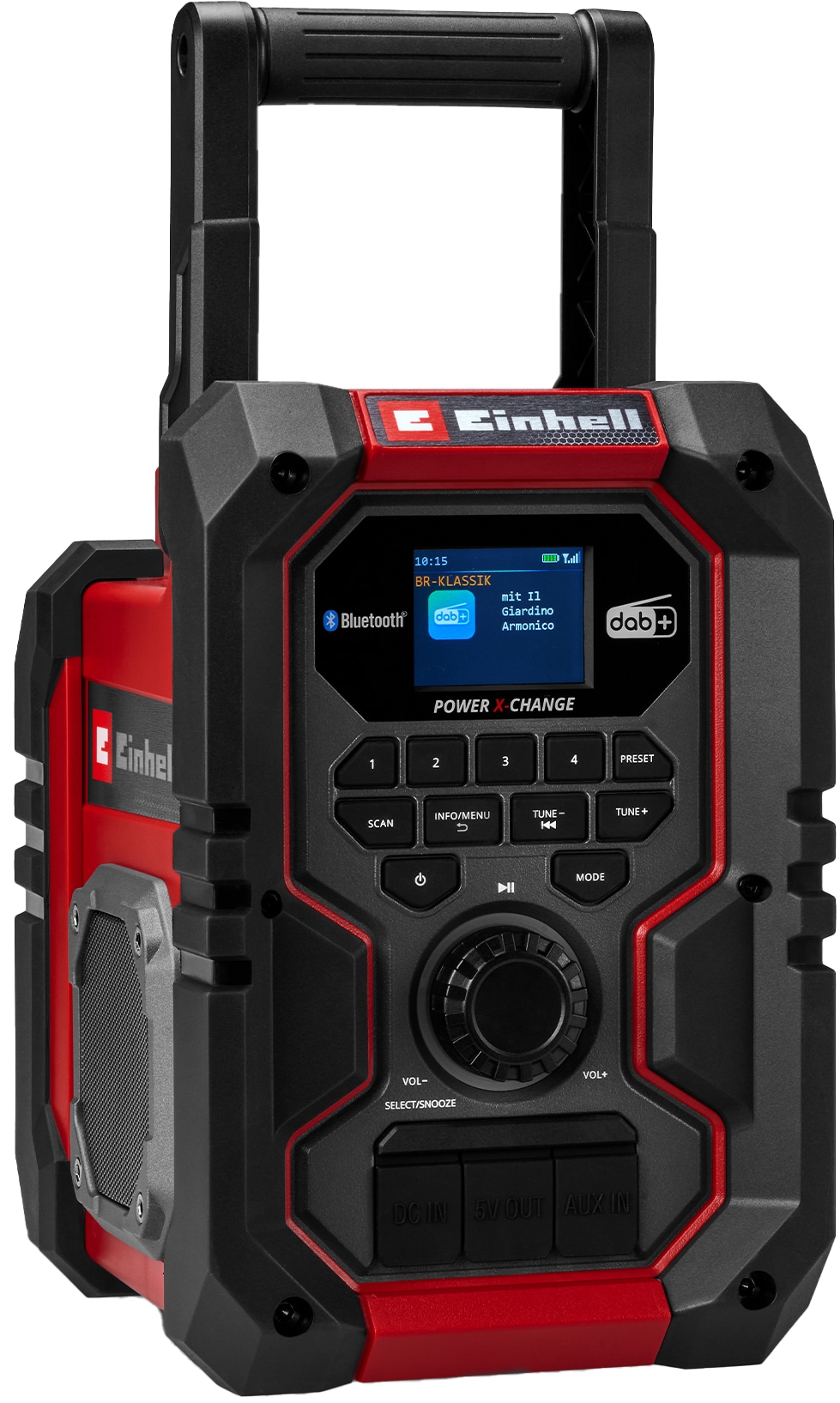 EINHELL Akku-Radio TE-CR 18 Li DAB+/FM/BT Kit (1x 4,0 Ah)