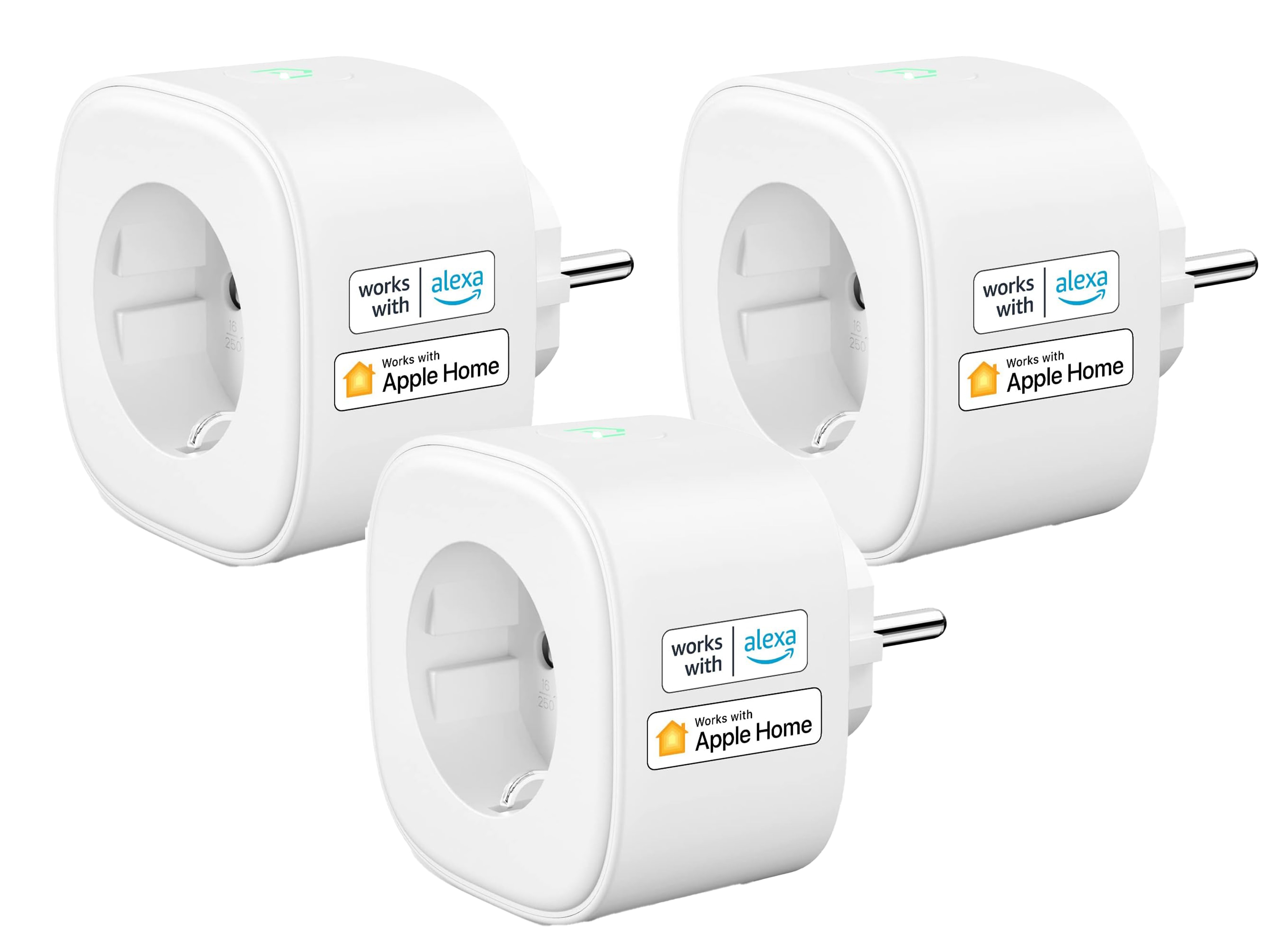 MEROSS WLAN-Steckdose MSS210KG-EU, 3 Stück MEROSS WLAN-Steckdose MSS210KG-EU, 3 Stück