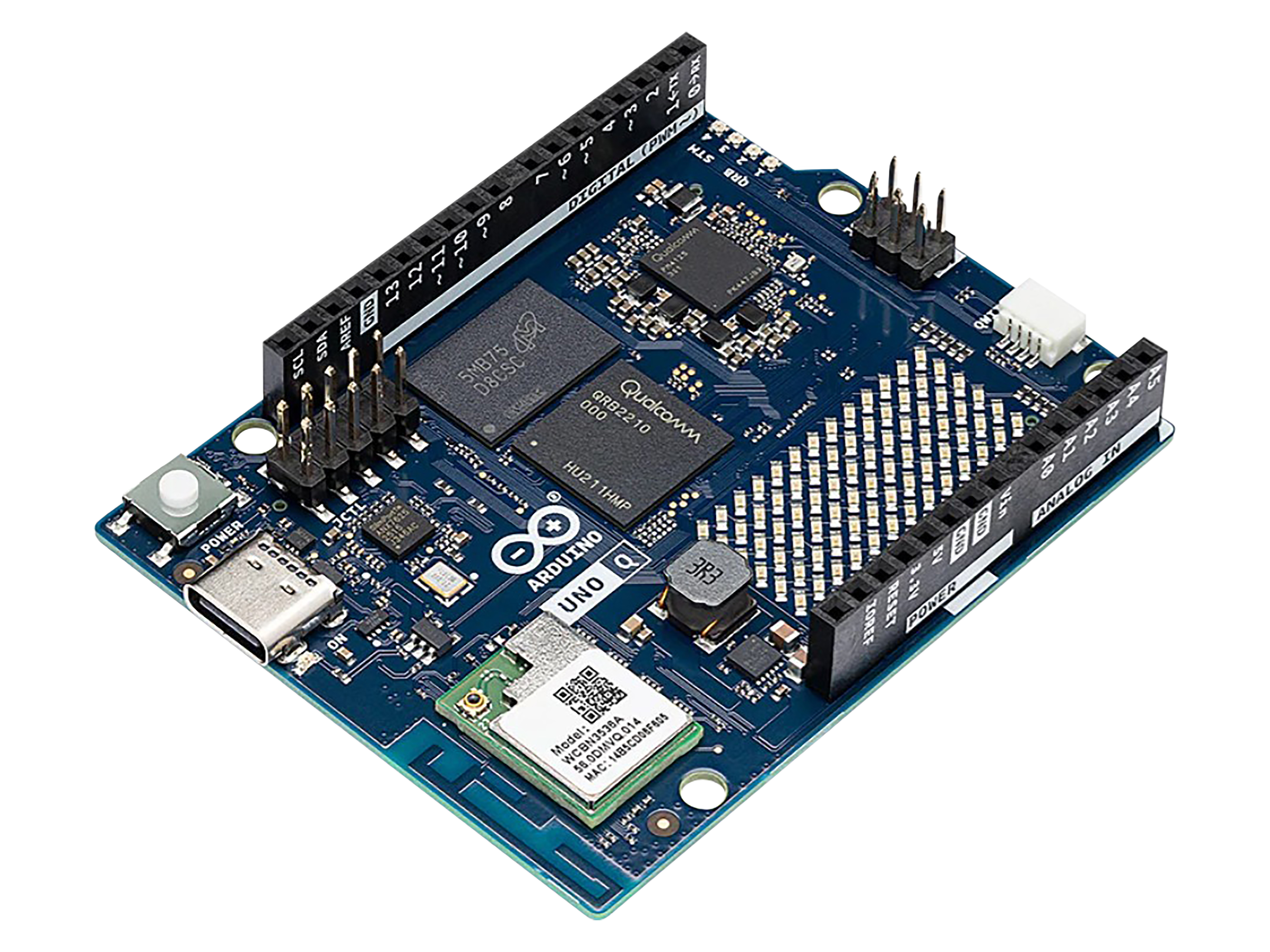 ARDUINO UNO Q2, 4x 2 GHz, 2 GB, 16 GB eMMC