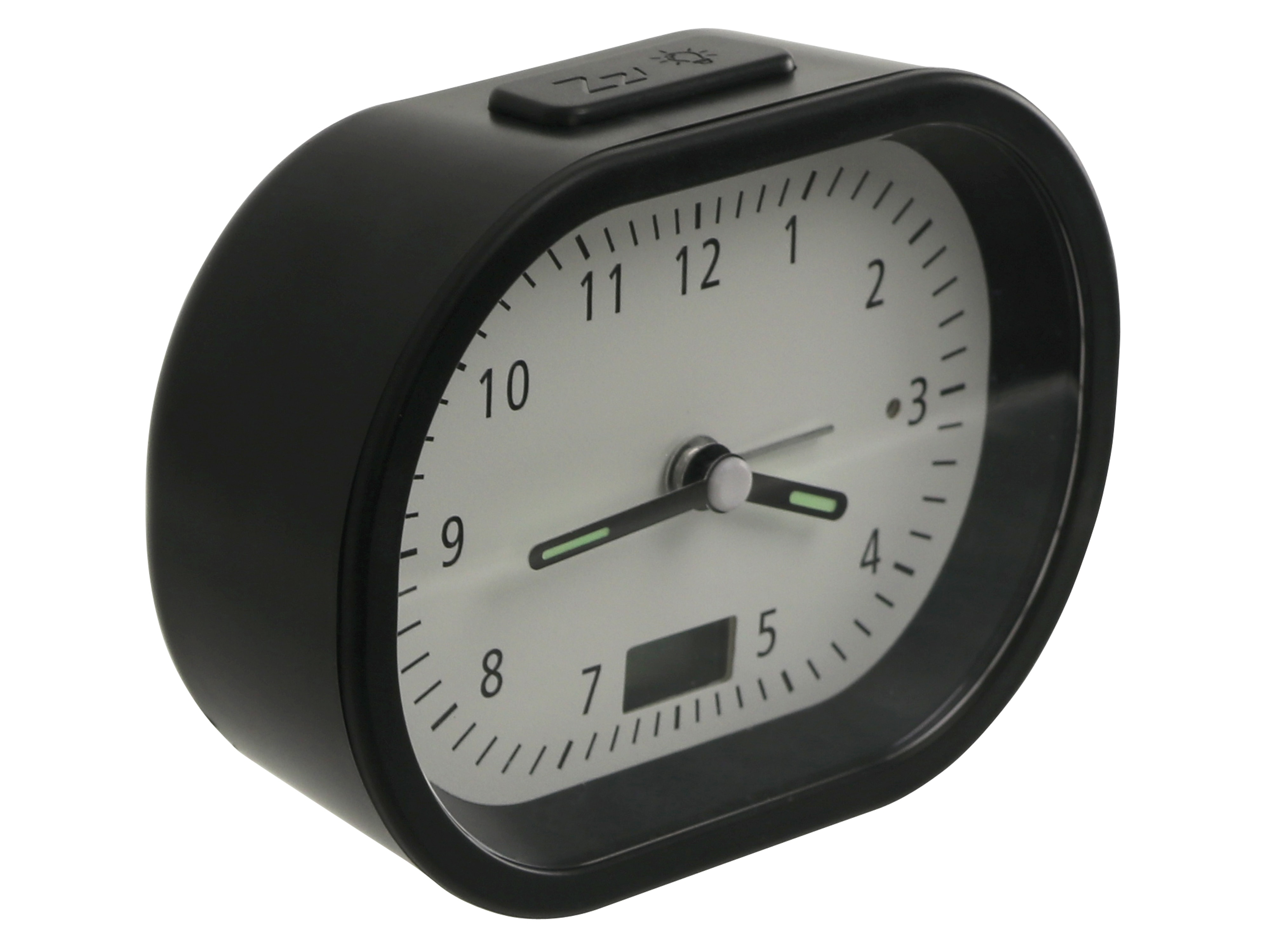 Funkwecker, analog, 784-02-2020-03, schwarz, B-Ware Funkwecker, analog, 784-02-2020-03, schwarz, B-Ware