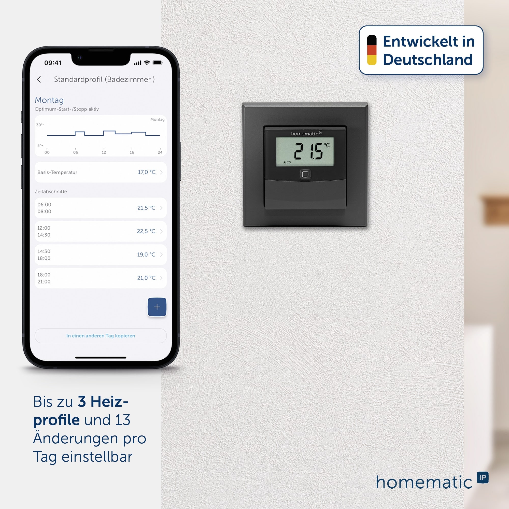 HOMEMATIC IP Smart Home 150180A0, Temp. und Luftfeucht. Sensor mit Display HOMEMATIC IP Smart Home 150180A0, Temp. und Luftfeucht. Sensor mit Display