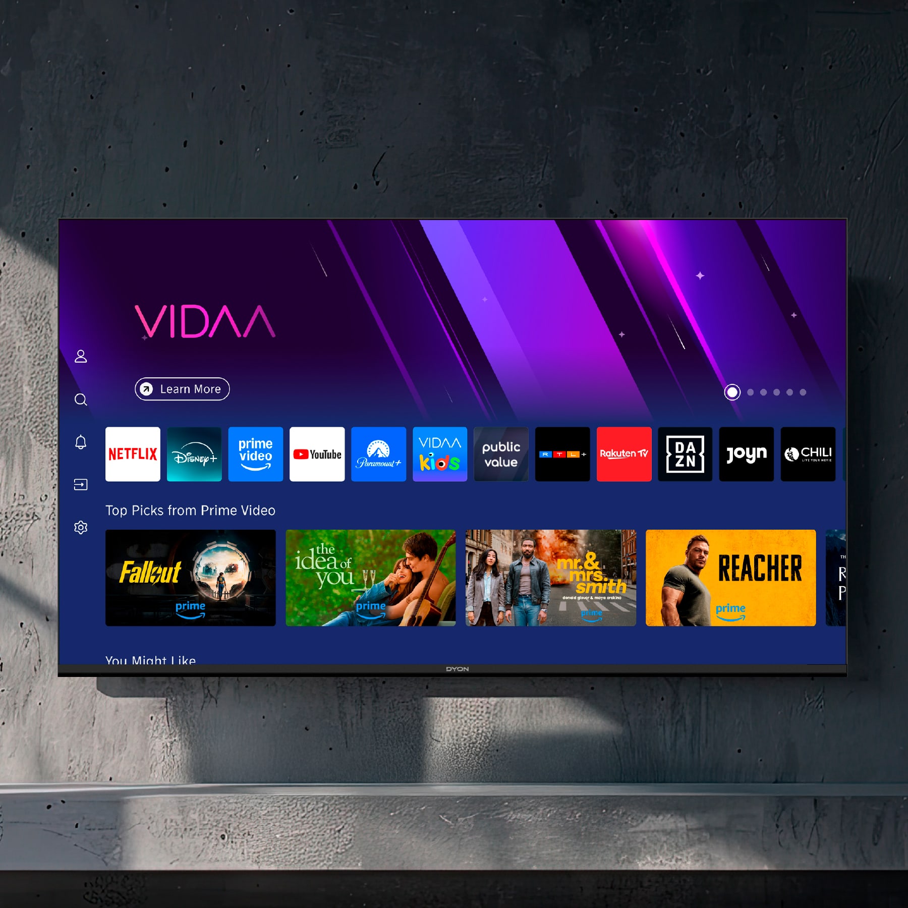 DYON LED-TV Smart 24 VX, 60 cm (24"), EEK: F, mit VIDAA