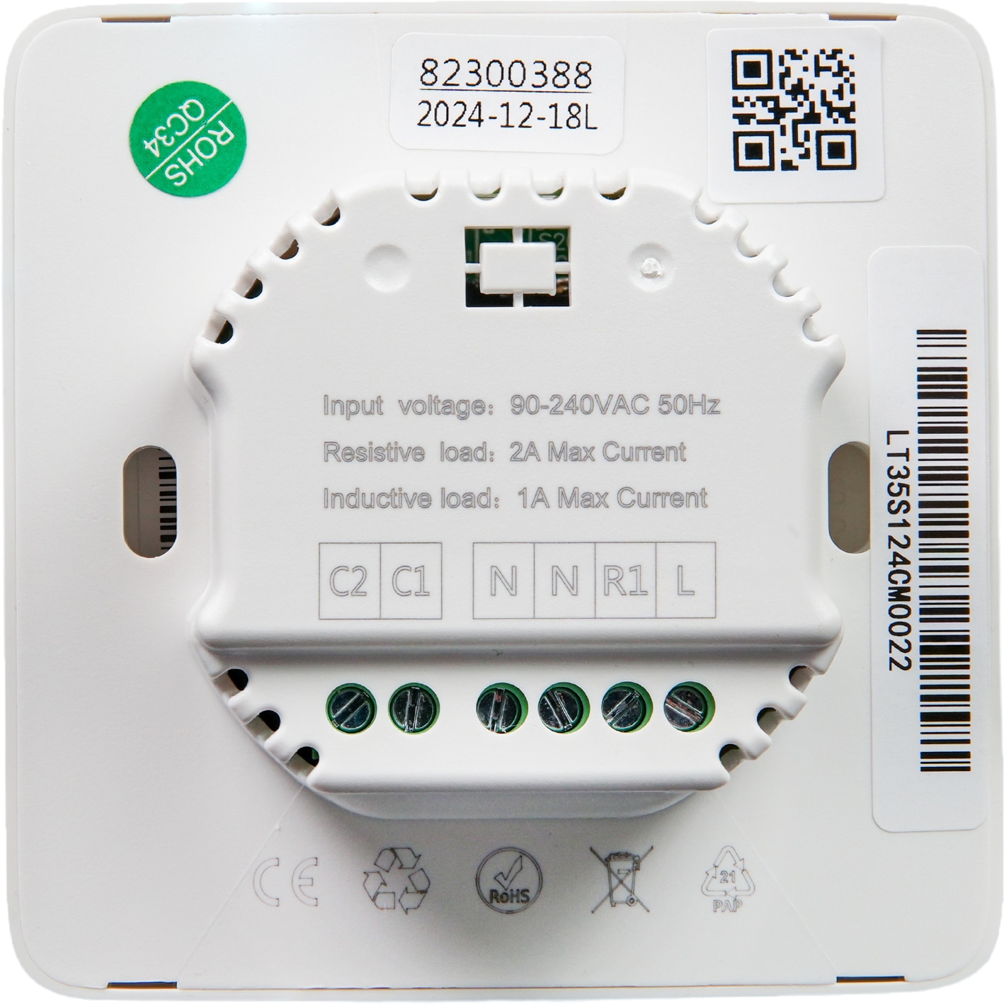 LINKEDGO Heizungsthermostat ST1820, für Fußbodenheizung