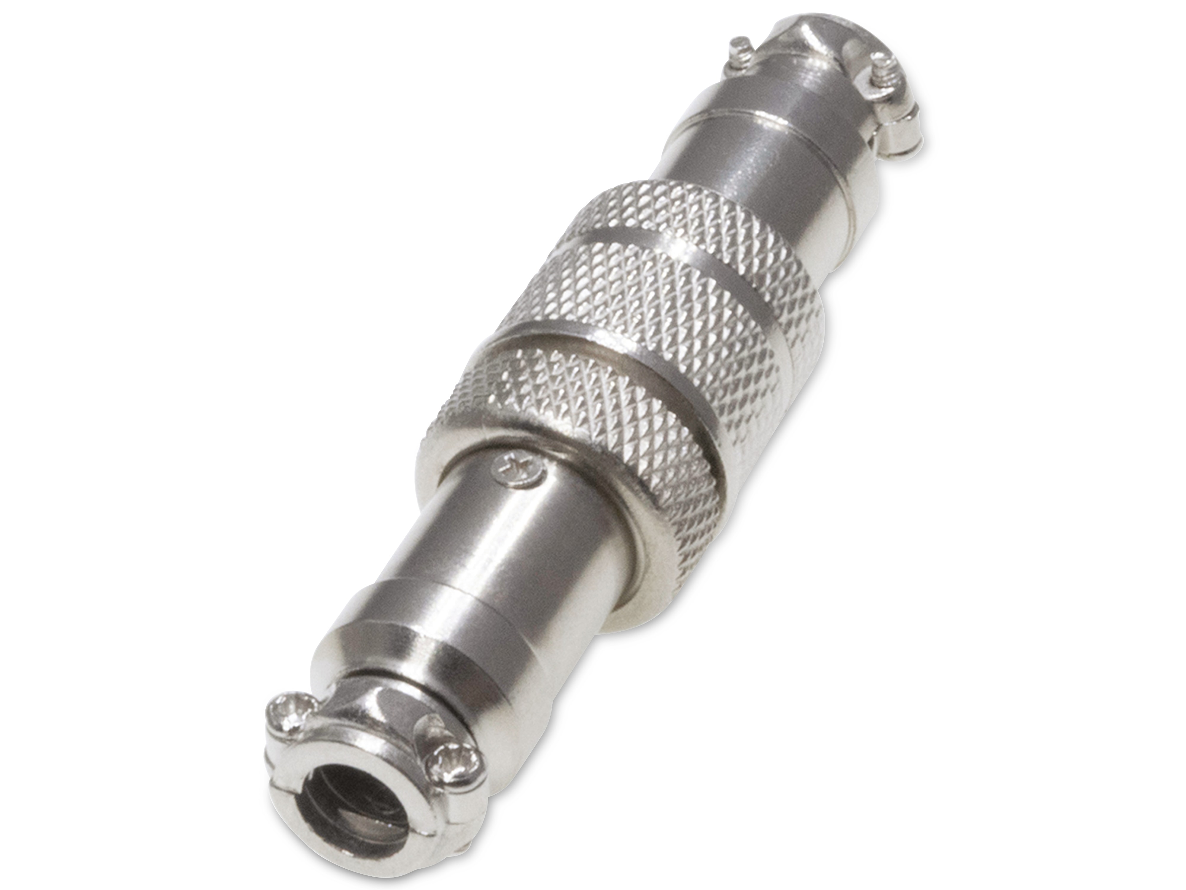 Rundsteckverbinder, 5-polig, 60V, 5A, Lötanschluss, IP55, wire to wire, 1 Stecker + 1 Buchse Rundsteckverbinder, 5-polig, 60V, 5A, Lötanschluss, IP55, wire to wire, 1 Stecker + 1 Buchse