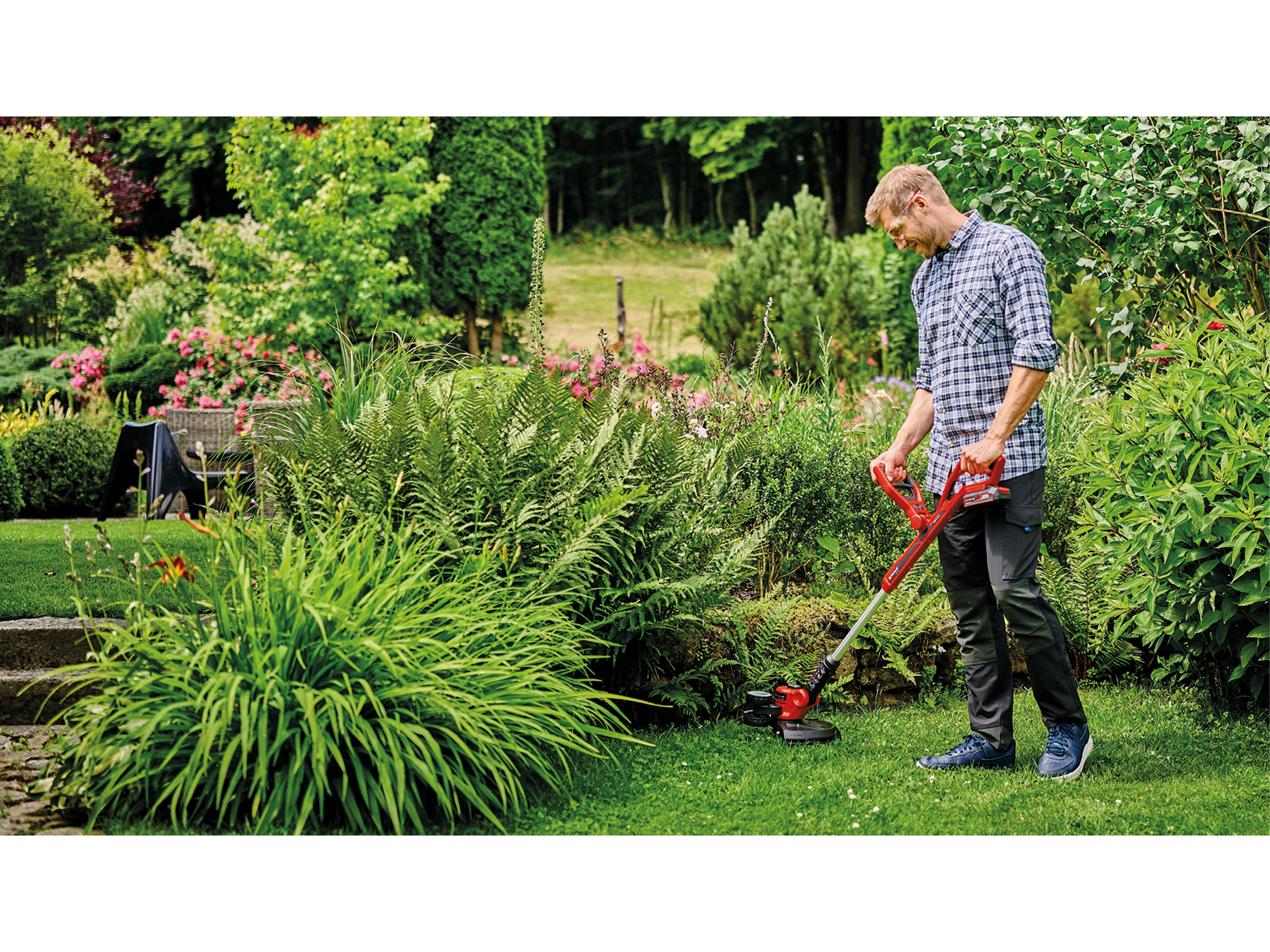 EINHELL Akku-Rasentrimmer GC-CT 18/30 Li + Starter-Set