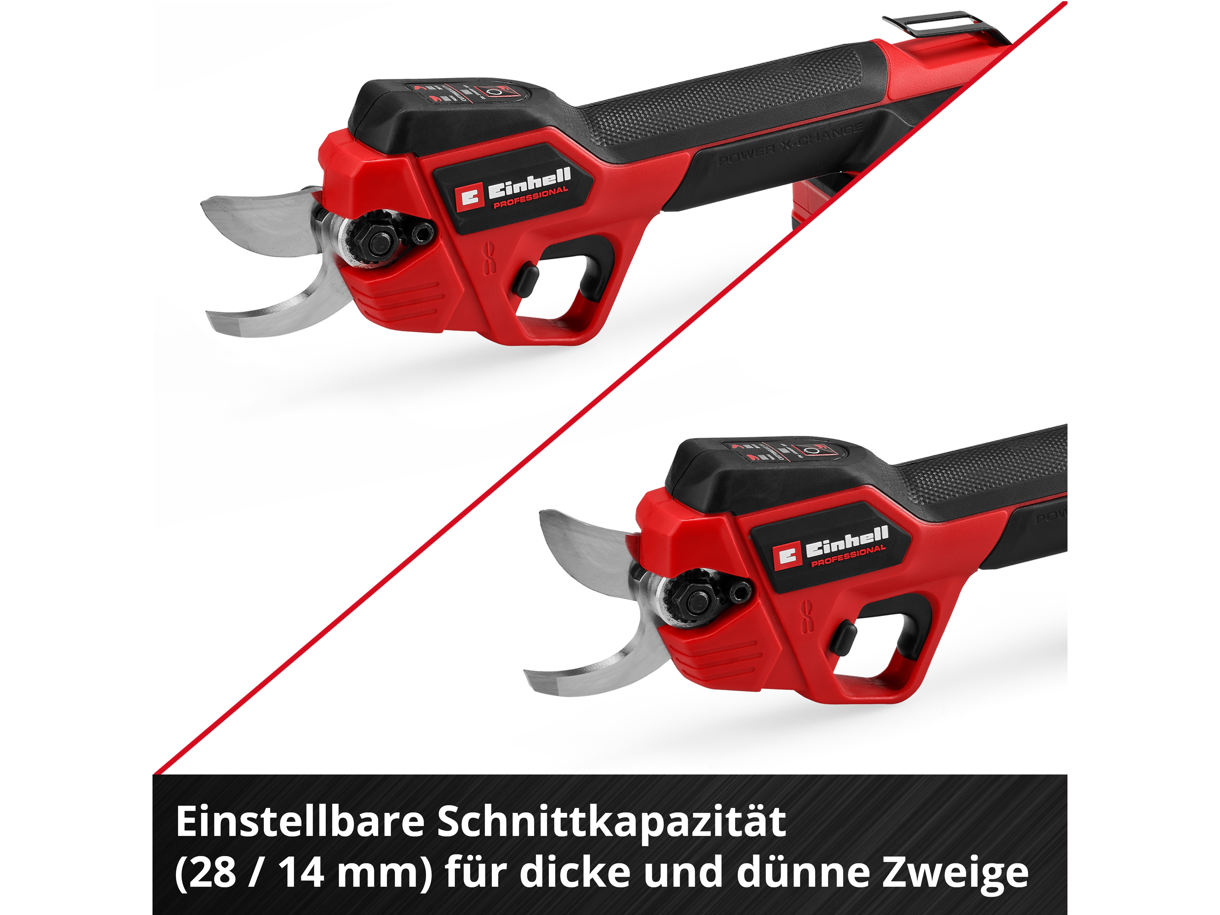 EINHELL PROFESSIONAL Akku-Astschere GP-LS 18/28 Li BL Kit (1x 4,0 Ah)