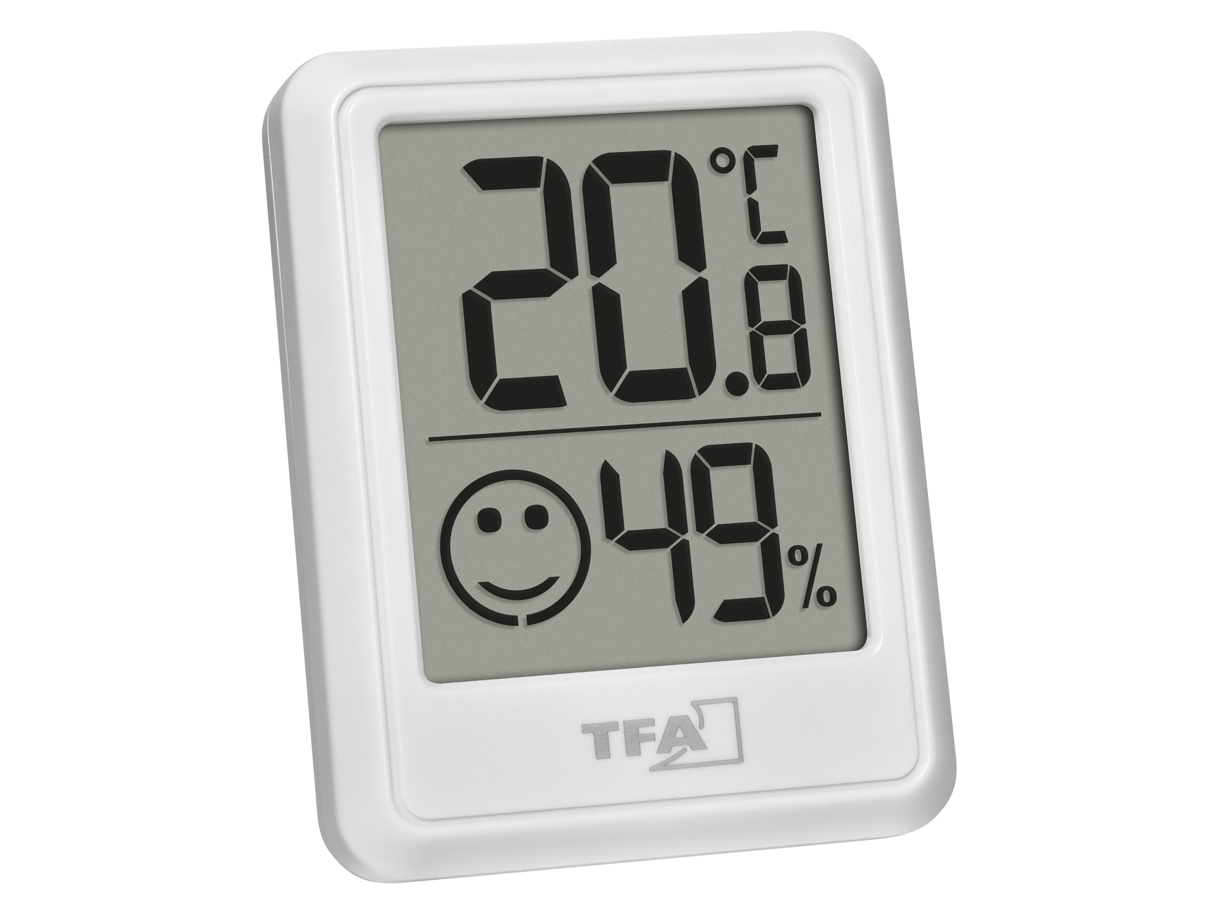 TFA Digitales Thermo-Hygrometer 30.5060.02.03, 3 Stück, weiß