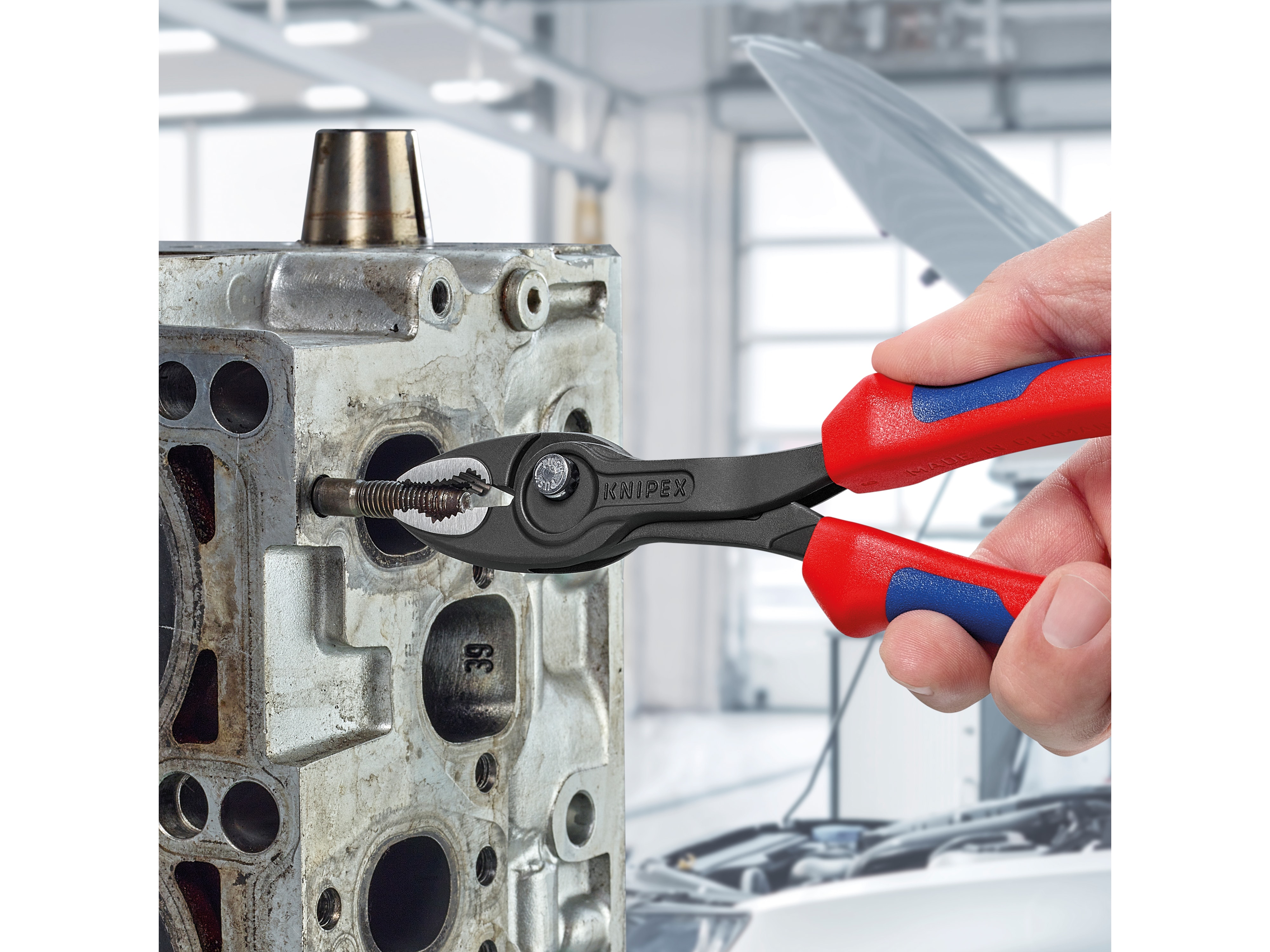 KNIPEX Frontgreifzange, TwinGrip, 200 mm, 82 02 200