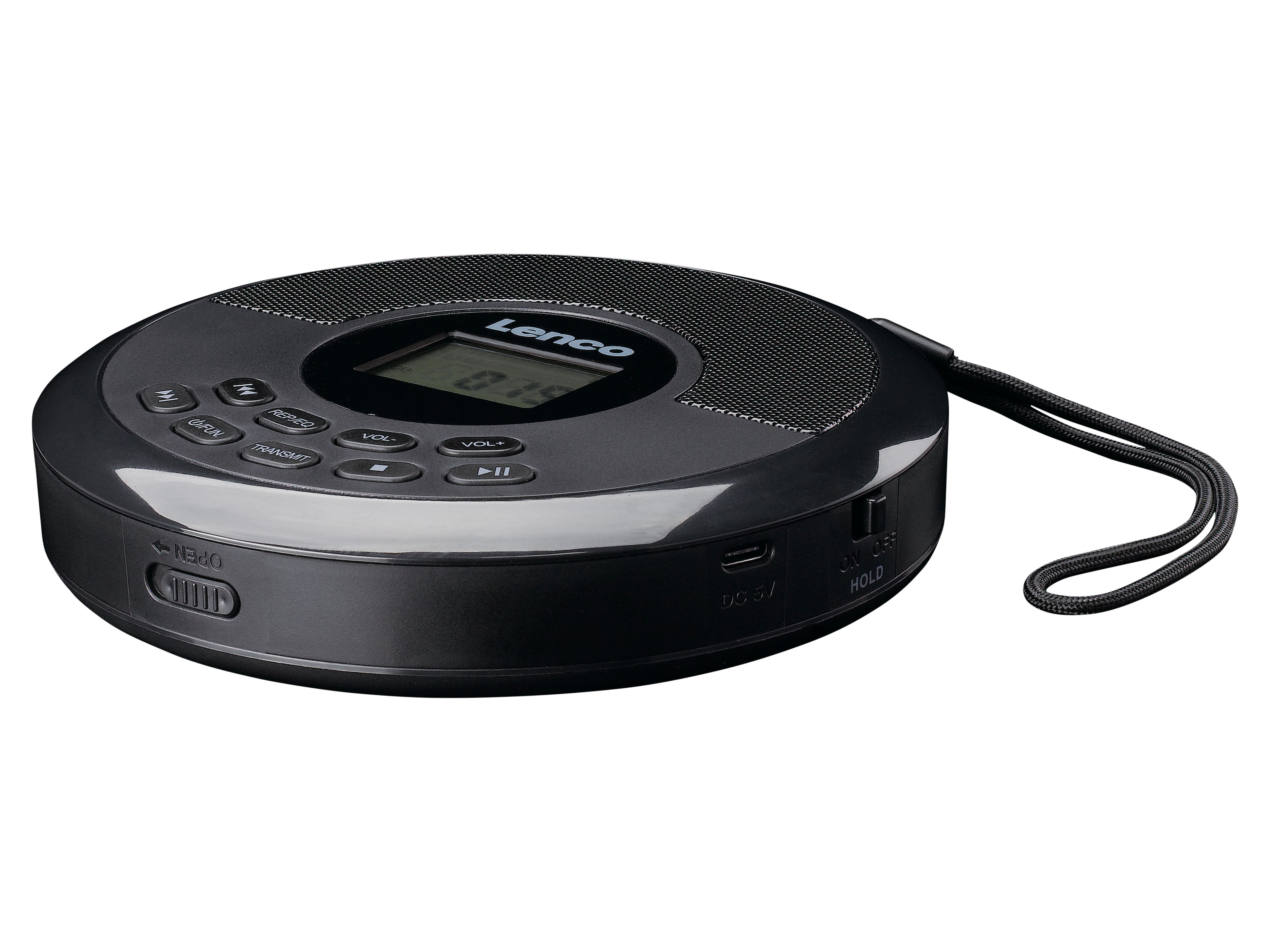 LENCO UKW Radio, tragbar, CD-Player, USB-Wiedergabe, schwarz