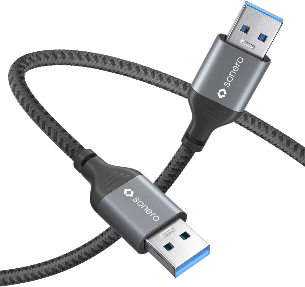 SONERO USB 3.0 Kabel SPC-U050-005 A/A 0,5m grau-schwarz