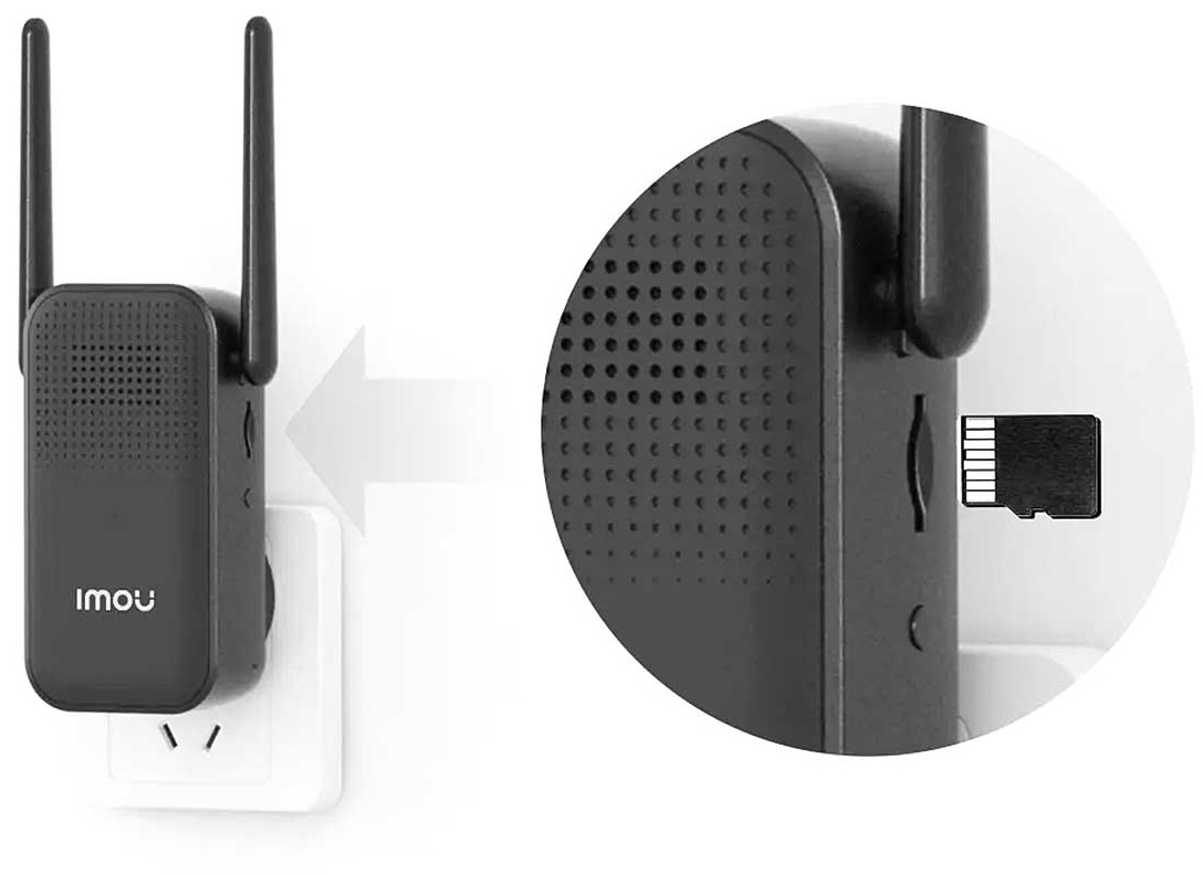 IMOU Türsprechanlage Doorbell 3 Kit, außen, weiß