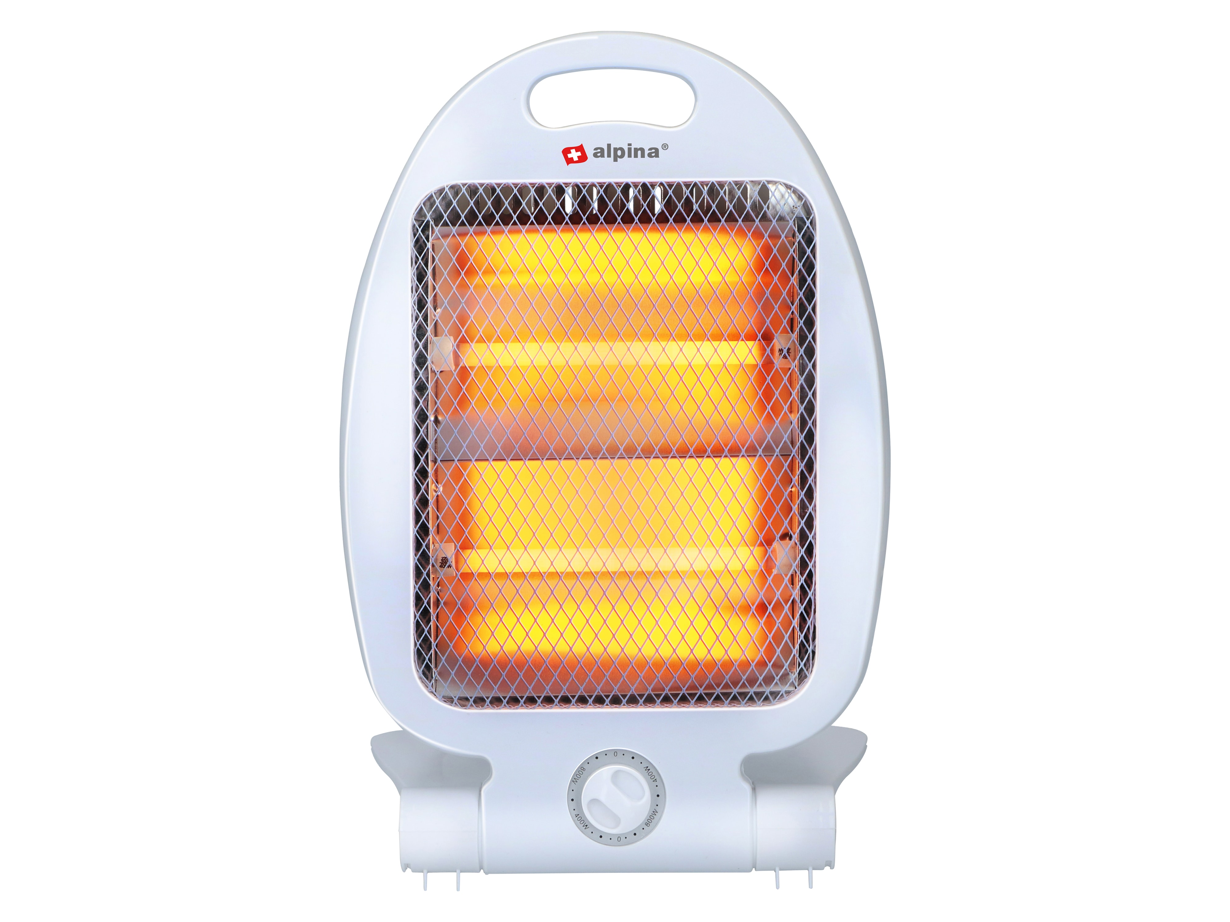 ALPINA Quarz-Heizstrahler, 800 W, weiß