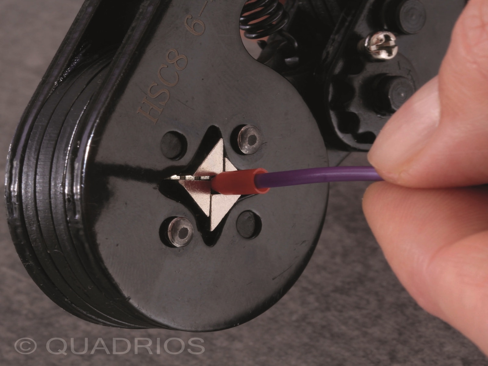 QUADRIOS Aderendhülse, 22C432, 10 mm², Rot, Teilisoliert, 100 St.