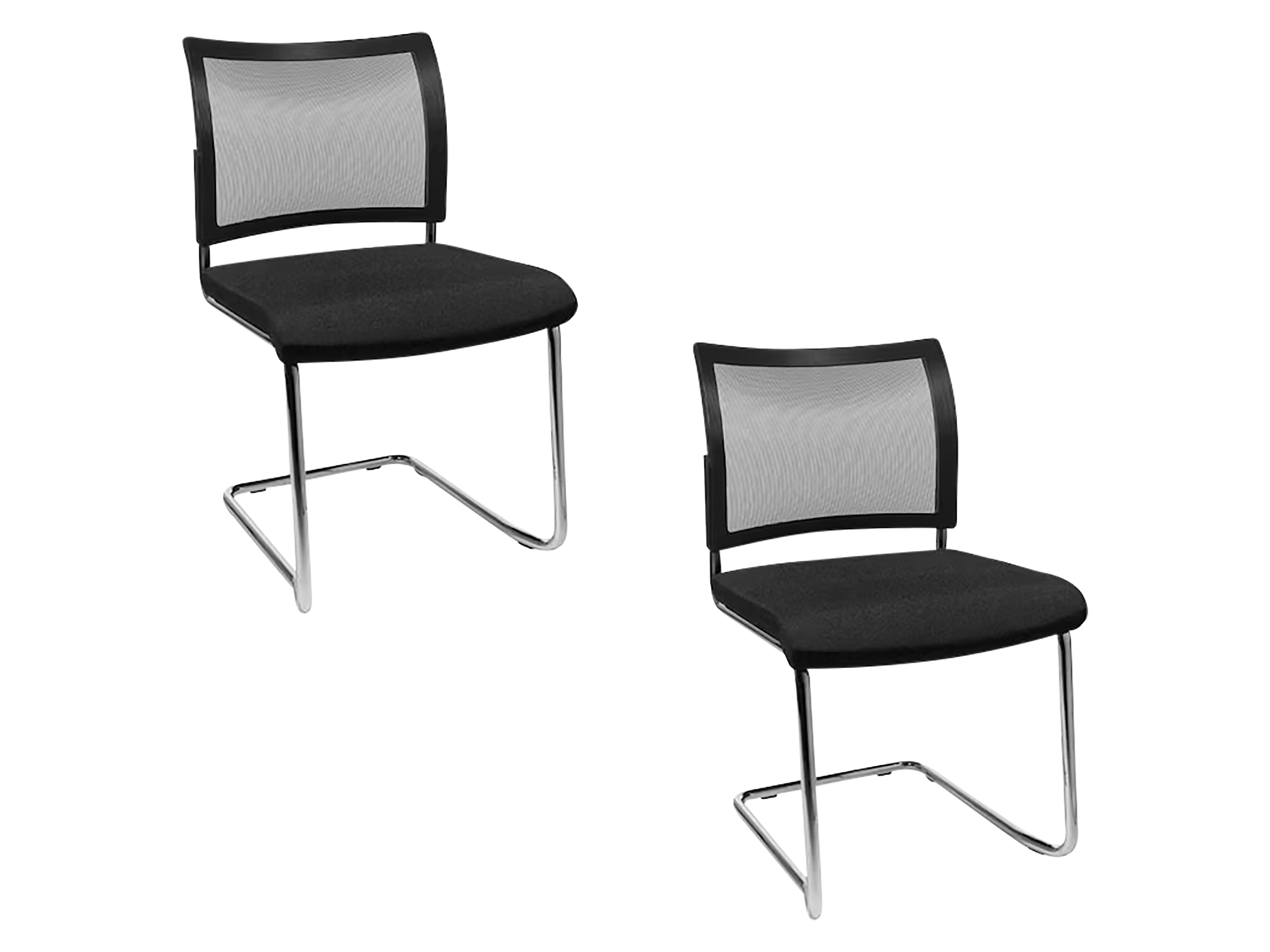 TOPSTAR Besucherstuhl Visit 20 Netz schwarz 2er Pack TOPSTAR Besucherstuhl Visit 20 Netz schwarz 2er Pack