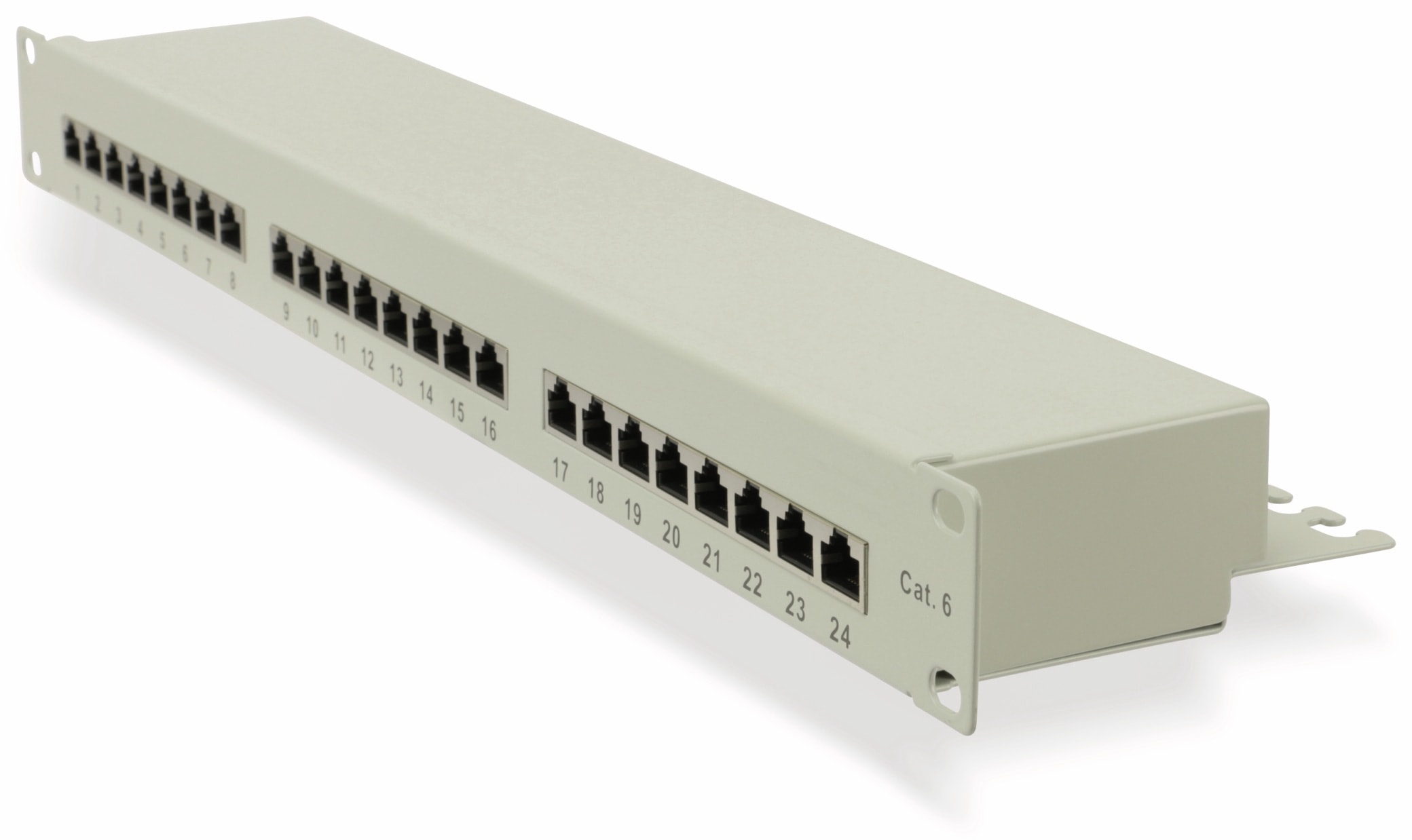 RED4POWER CAT.6 Patchpanel R4-N118G, 24-fach, 19", grau RED4POWER CAT.6 Patchpanel R4-N118G, 24-fach, 19", grau