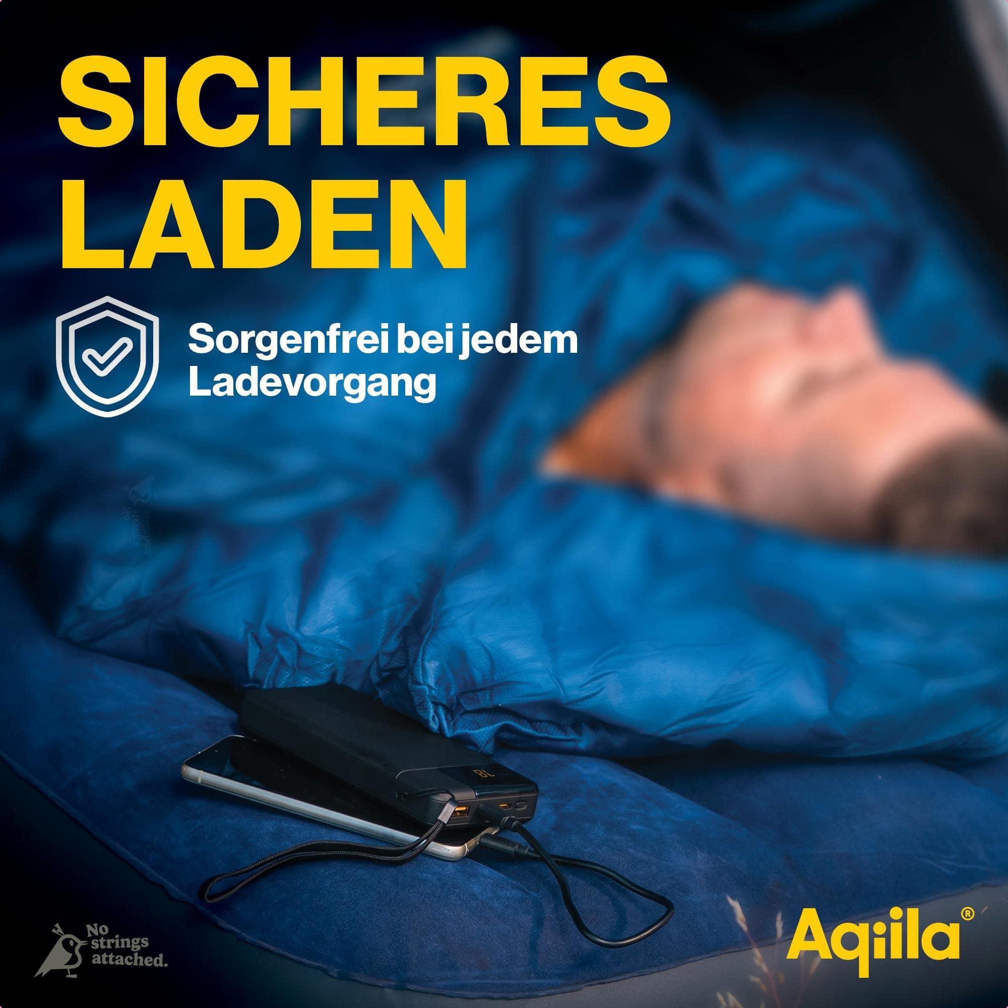 AQIILA Powerbank Powerbird B20+, 65 W, 20.000mAh, 1x USB-A, 2x USB-C, schwarz