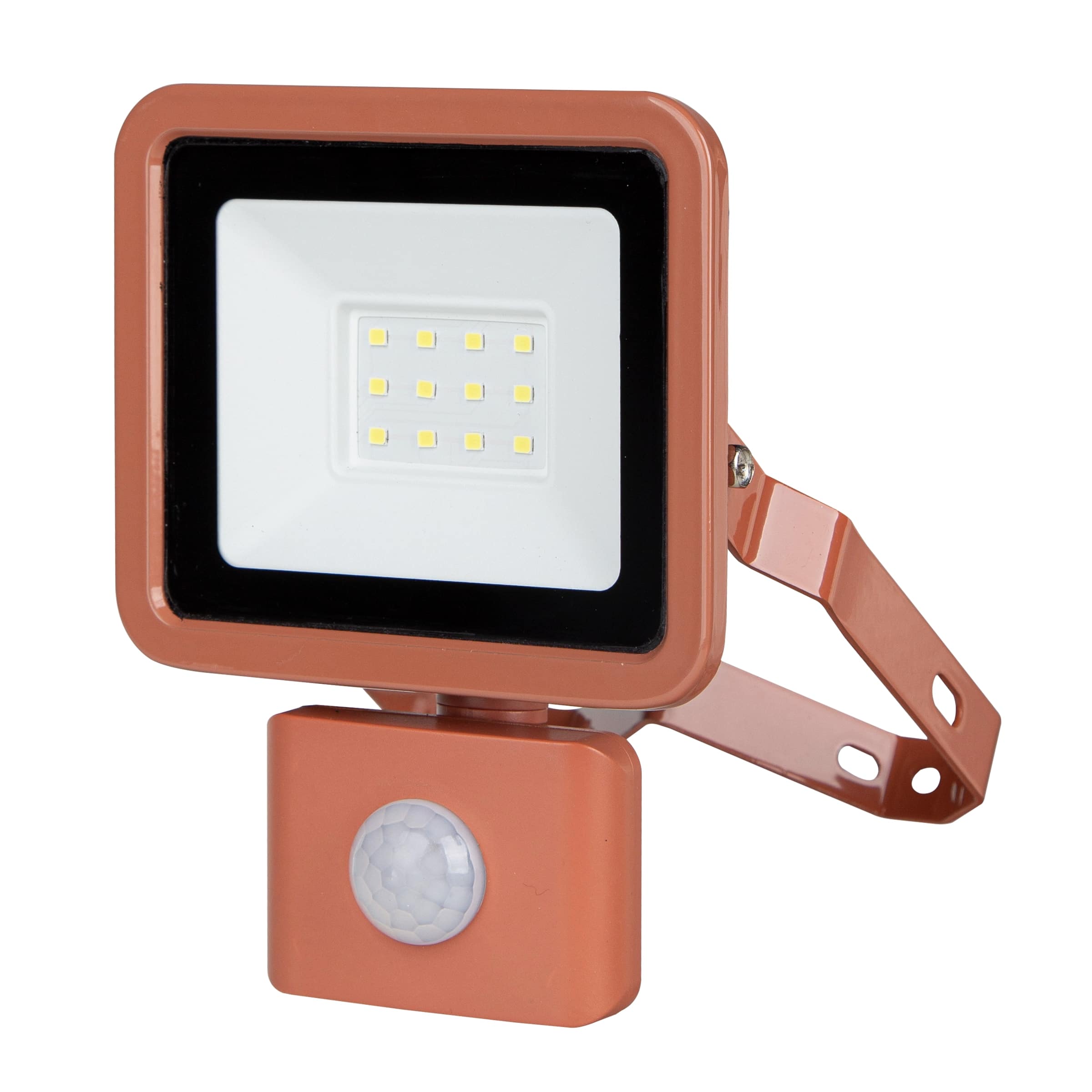 REV LED-Fluter Eco+, mit Bewegungssensor, 10W, 6500K, 800lm, IP44, terracotta REV LED-Fluter Eco+, mit Bewegungssensor, 10W, 6500K, 800lm, IP44, terracotta