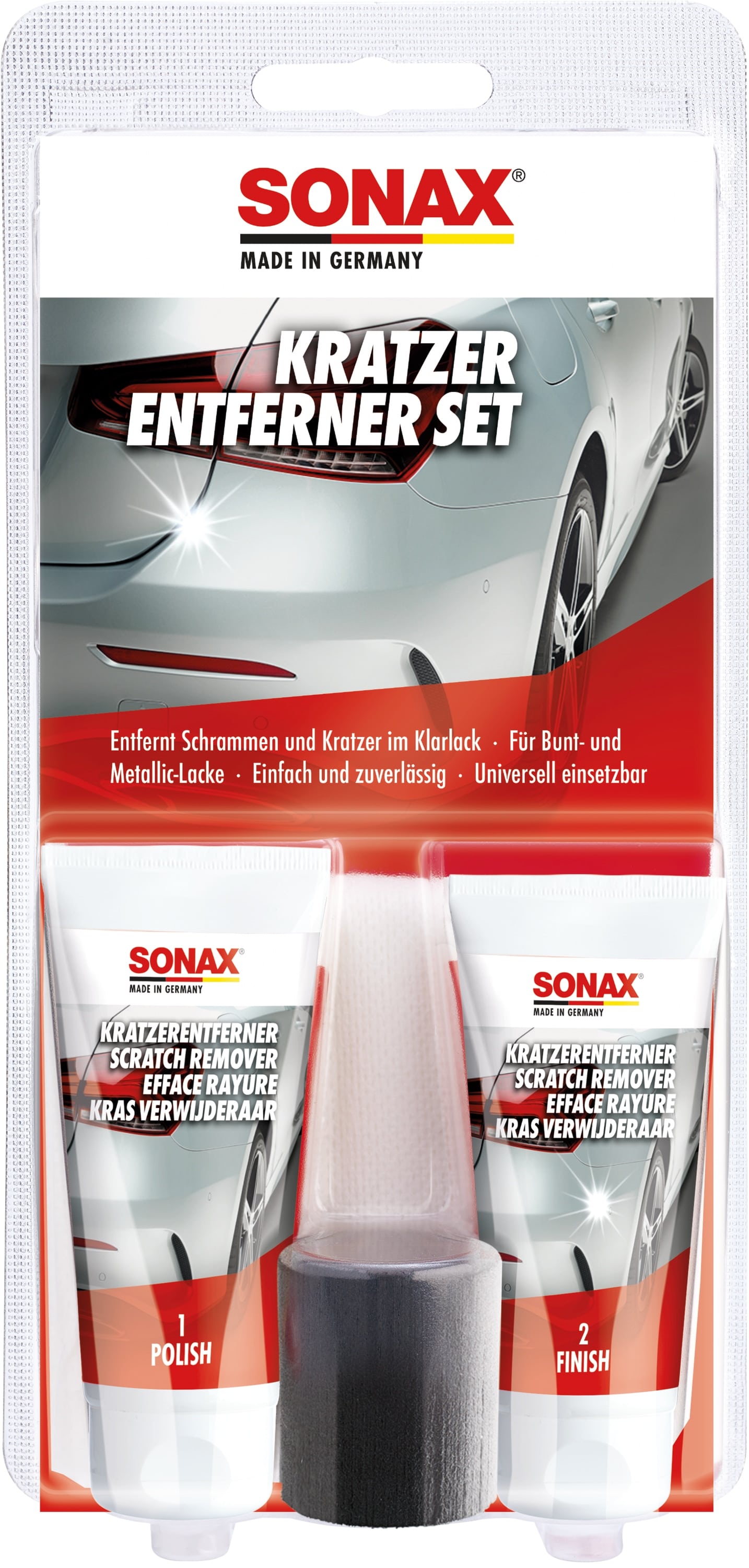 SONAX Kratzerentferner-Set, 03059410 SONAX Kratzerentferner-Set, 03059410