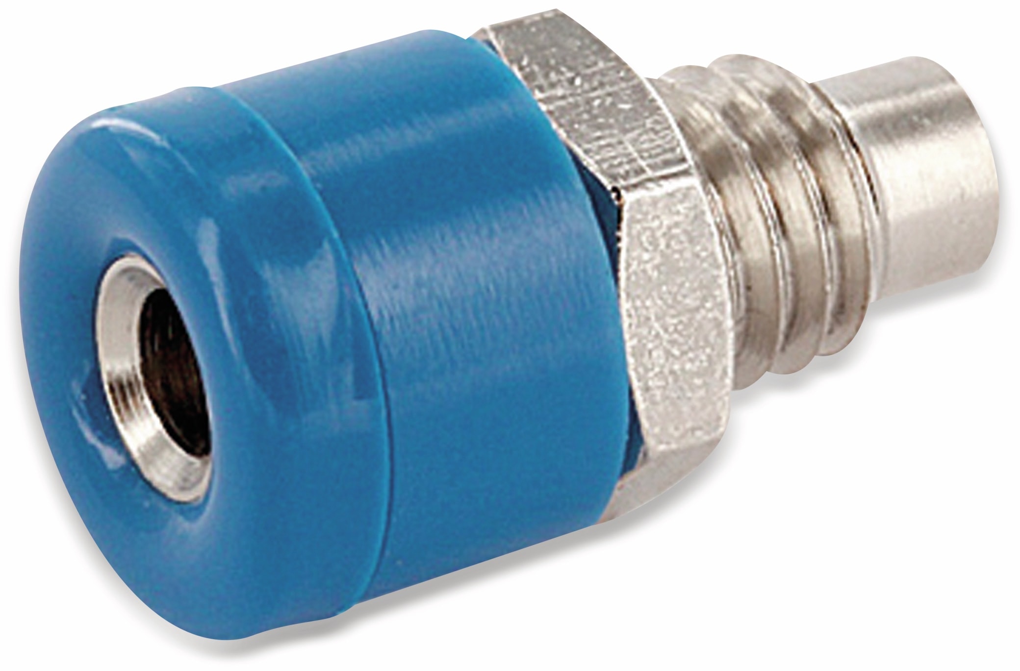 ECON CONNECT Zwerg-Einbaubuchse, 2,6 mm, blau