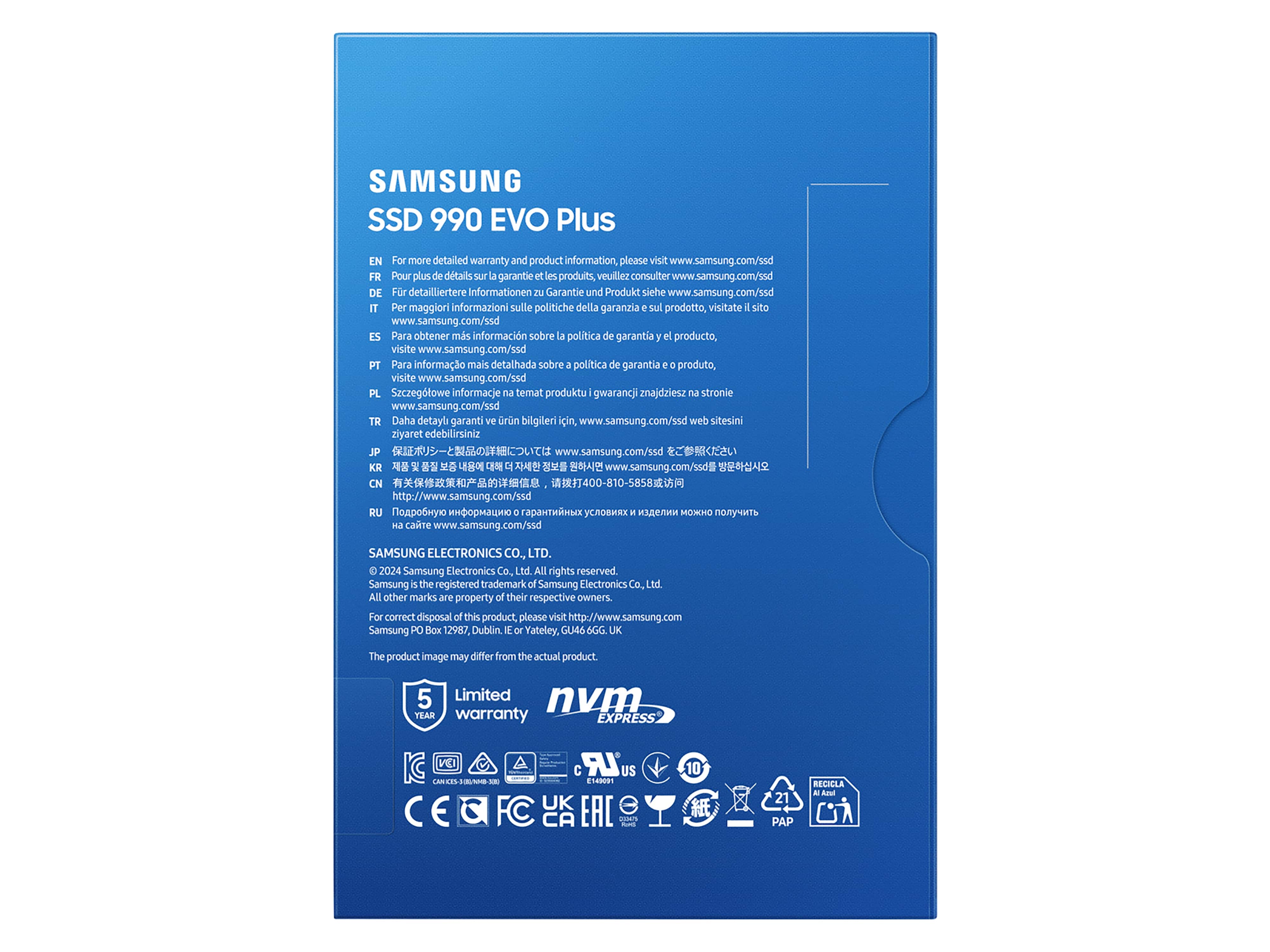 SAMSUNG M.2 SSD 990 Evo Plus 4TB SAMSUNG M.2 SSD 990 Evo Plus 4TB
