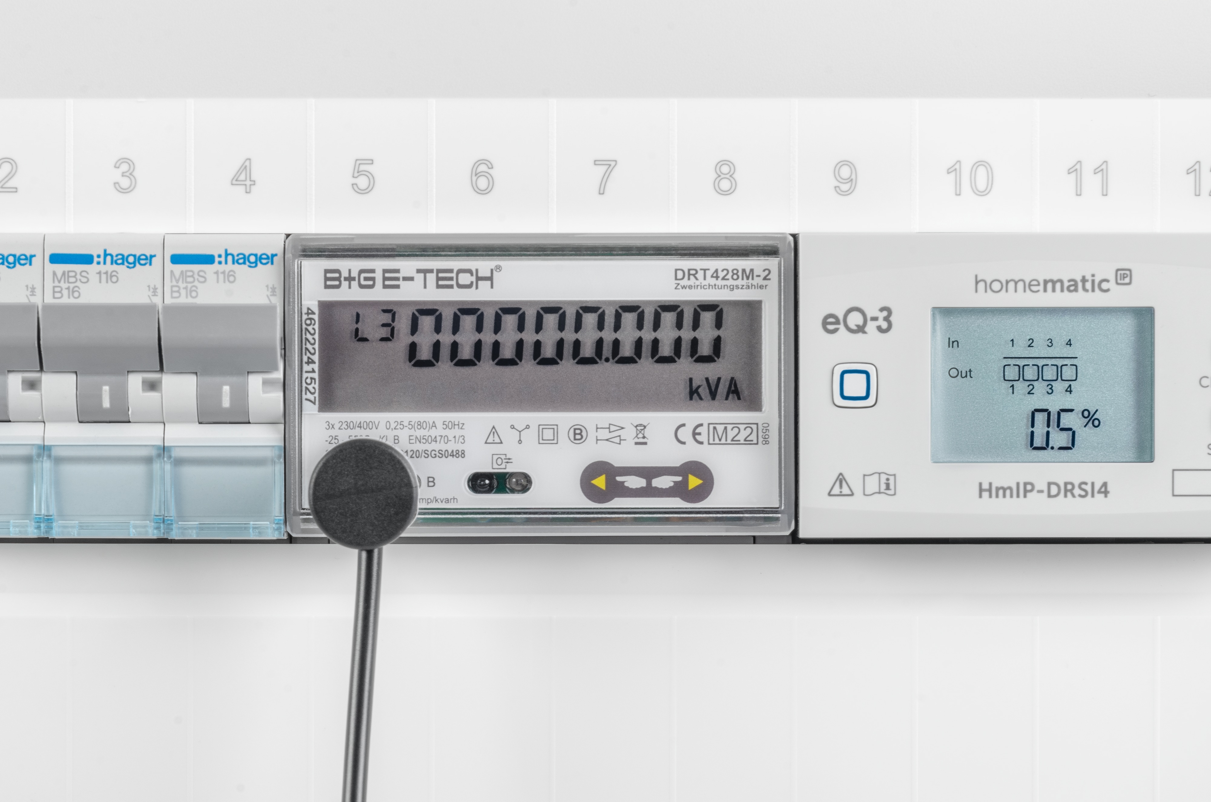 HOMEMATIC IP Schnittstelle für digitale Stromzähler
