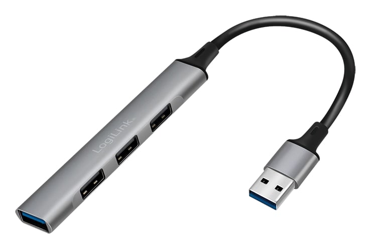 LOGILINK USB-Hub UA0391 4-port, USB-A, ultra-slim