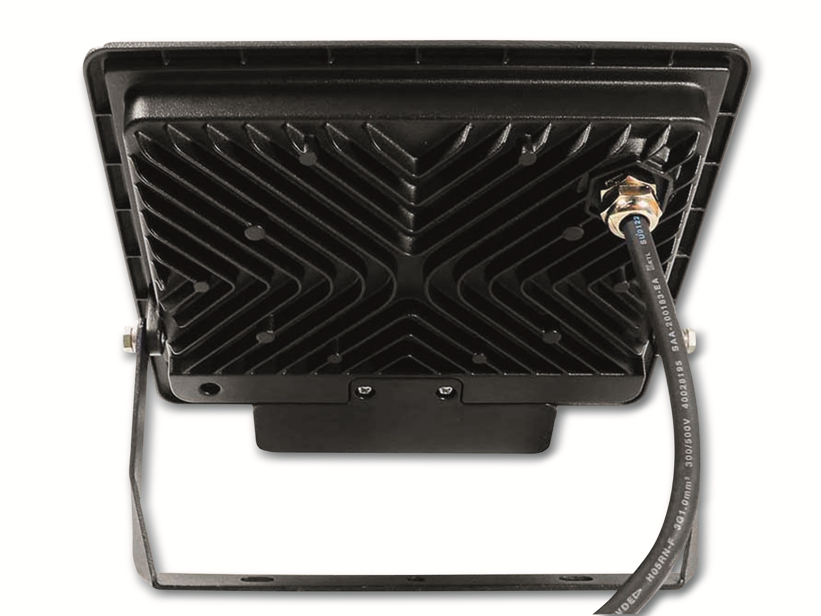 V-TAC LED-Fluter, Bewegungsmelder VT-158S-1 (20291) EEK: F, 50W, 4000 lm, 6500K, schwarz
