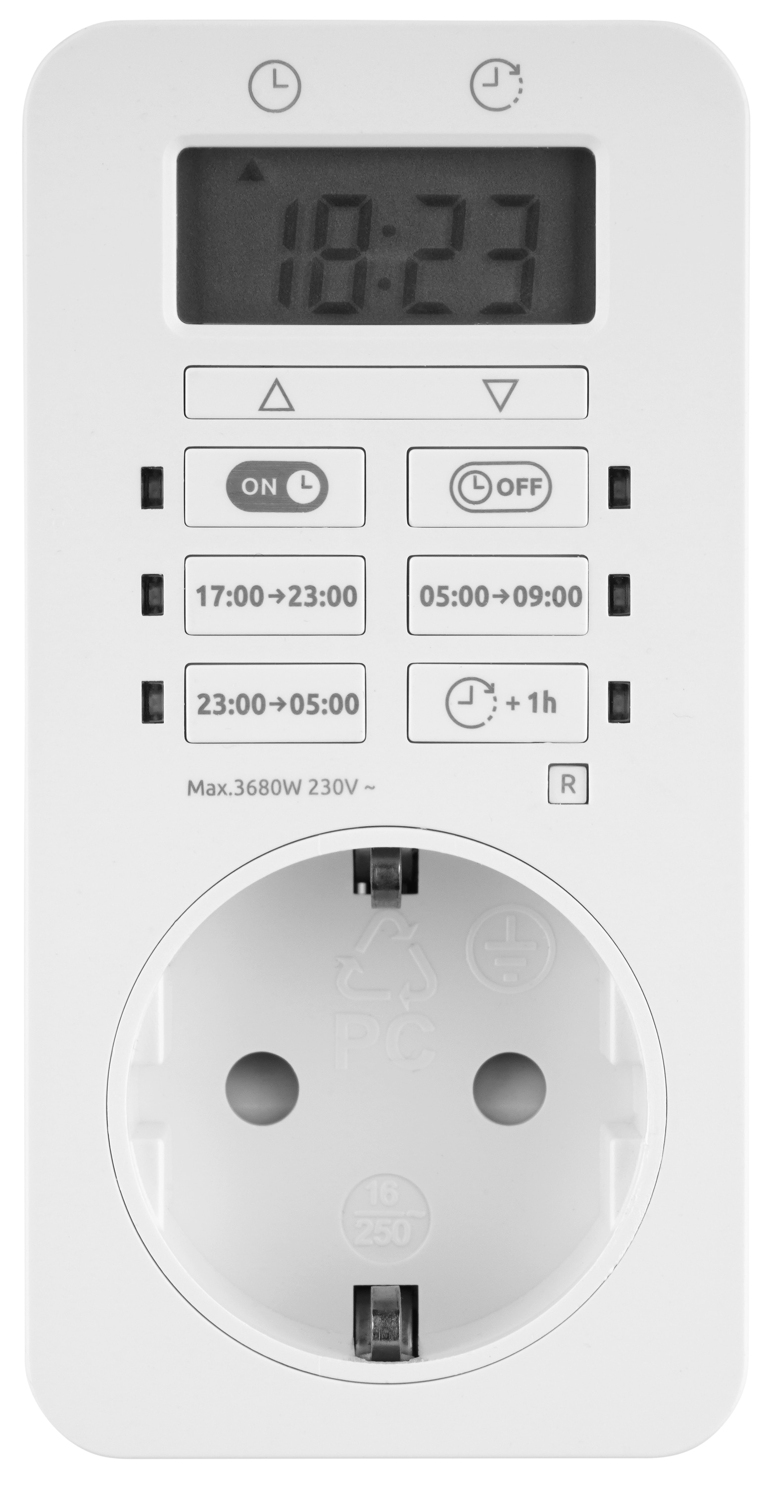 REV Zeitschaltuhr Easy+, digital, weiß