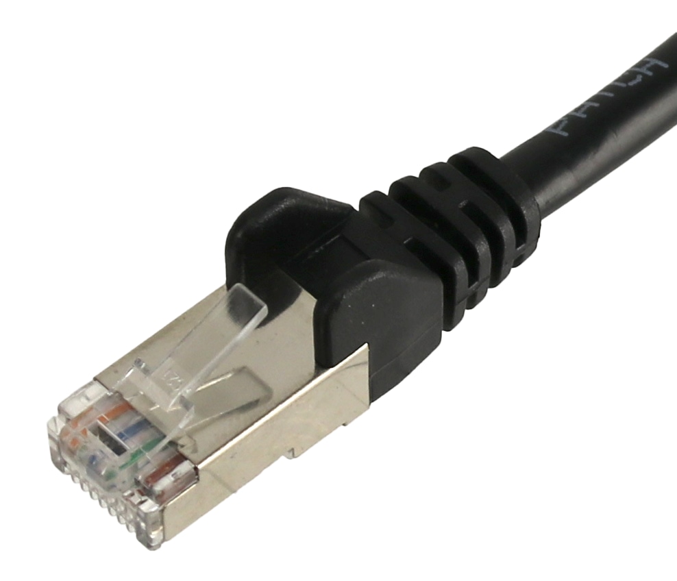 CAT.5E Patchkabel, 1 m, schwarz, F/UTP CAT.5E Patchkabel, 1 m, schwarz, UTP