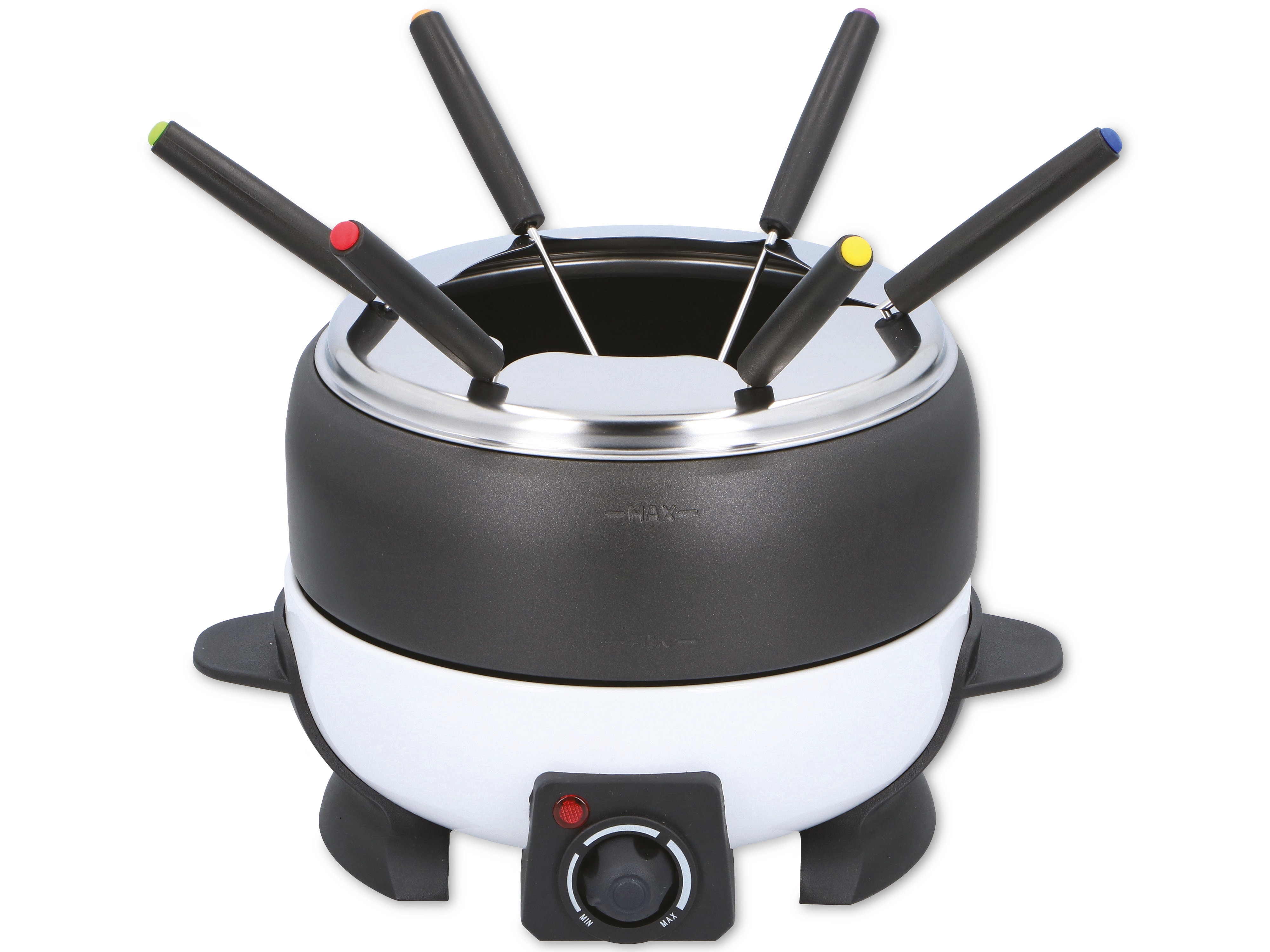 CUISINIER DELUXE Fondue-Set schwarz, 800 W CUISINIER DELUXE Fondue-Set schwarz, 800 W