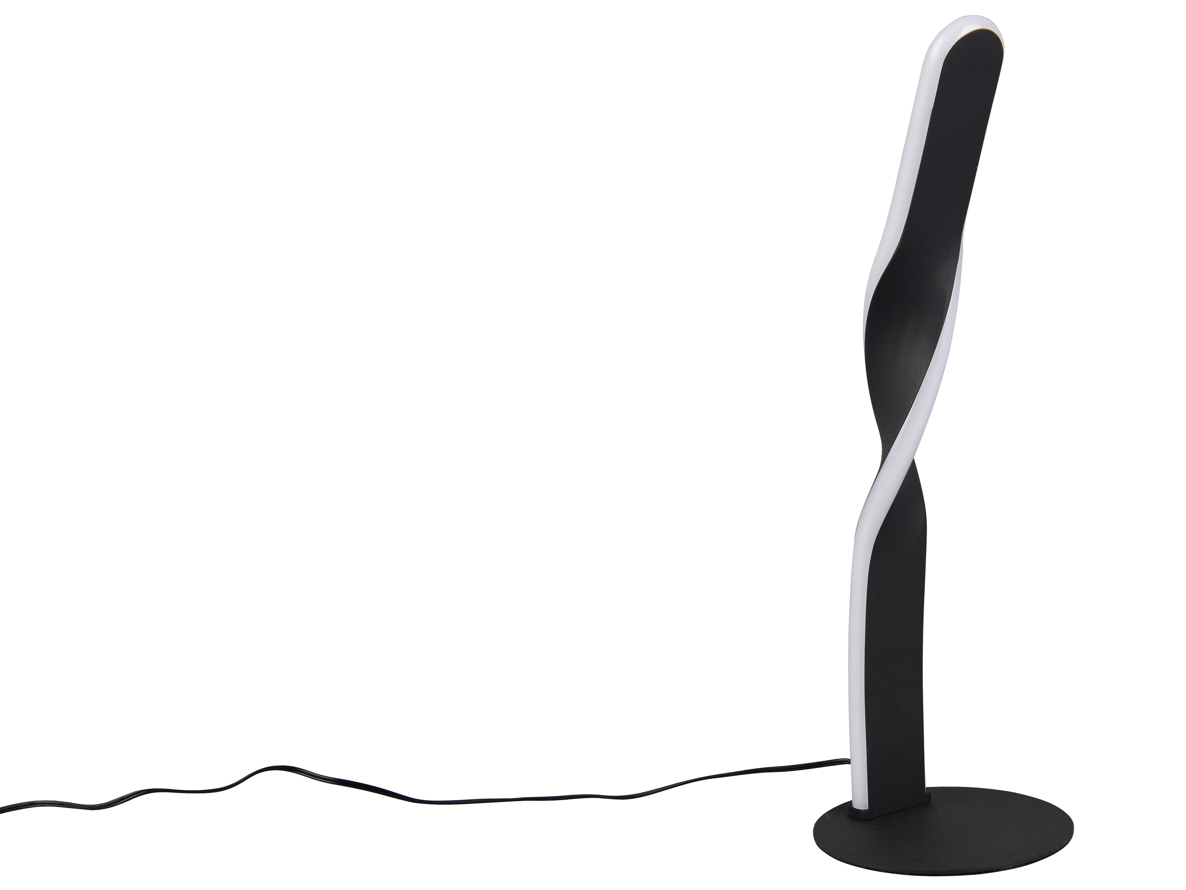 REALITY LED-Tischleuchte Ginko R55791132, 10W, 3000K, 1020lm, warmweiß, IP20, schwarz