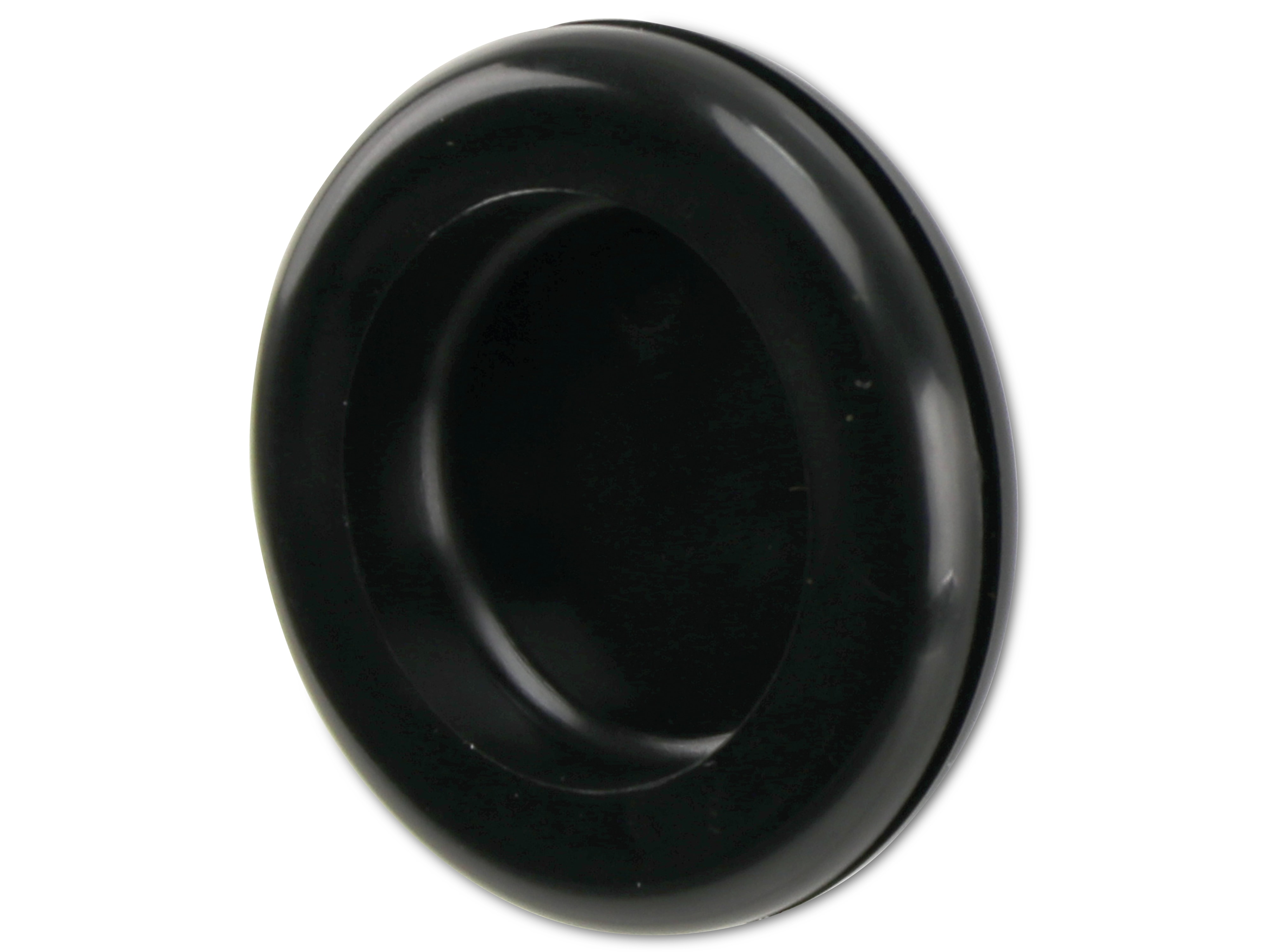 KSS Kabeldurchführungstülle PVC, schwarz, Plattenstärke 1,5, Loch-Ø 25, geschlossen, 1 Stück KSS Kabeldurchführungstülle PVC, schwarz, Plattenstärke 1,5, Loch-Ø 25, geschlossen, 1 Stück