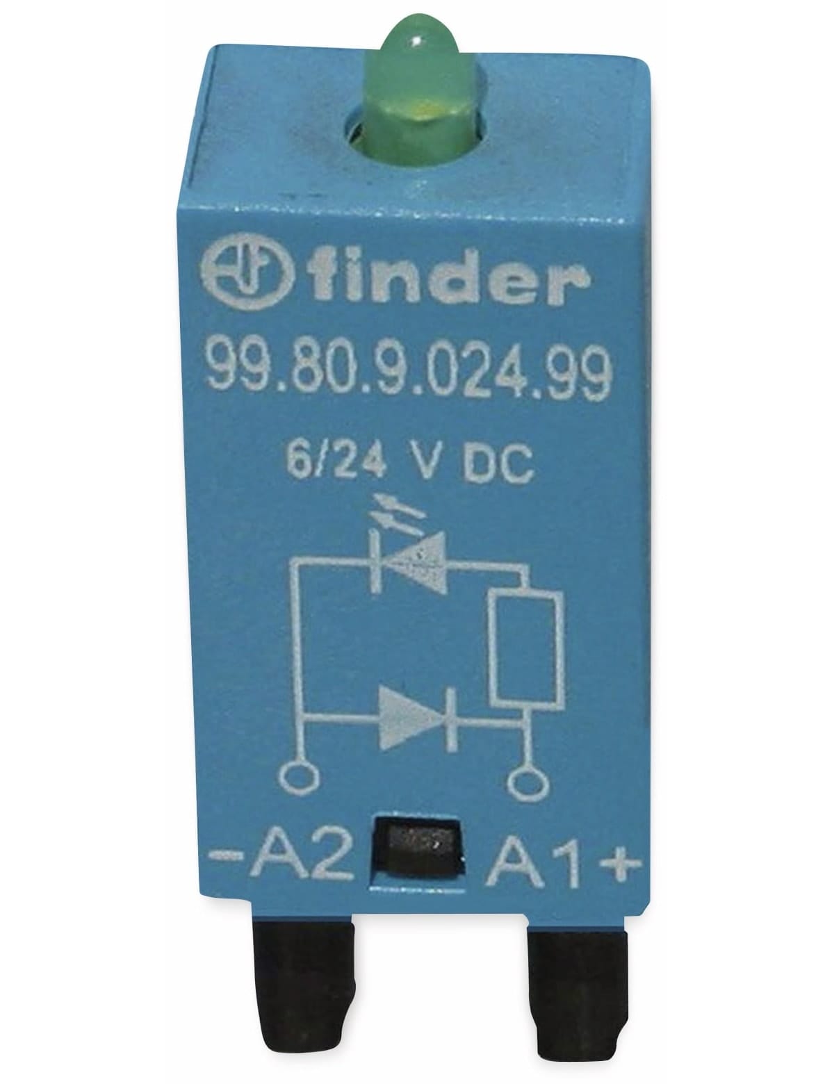 FINDER Steckmodul / Freilaufdiode, 99.80.9.024.99, für Serie 94, 95