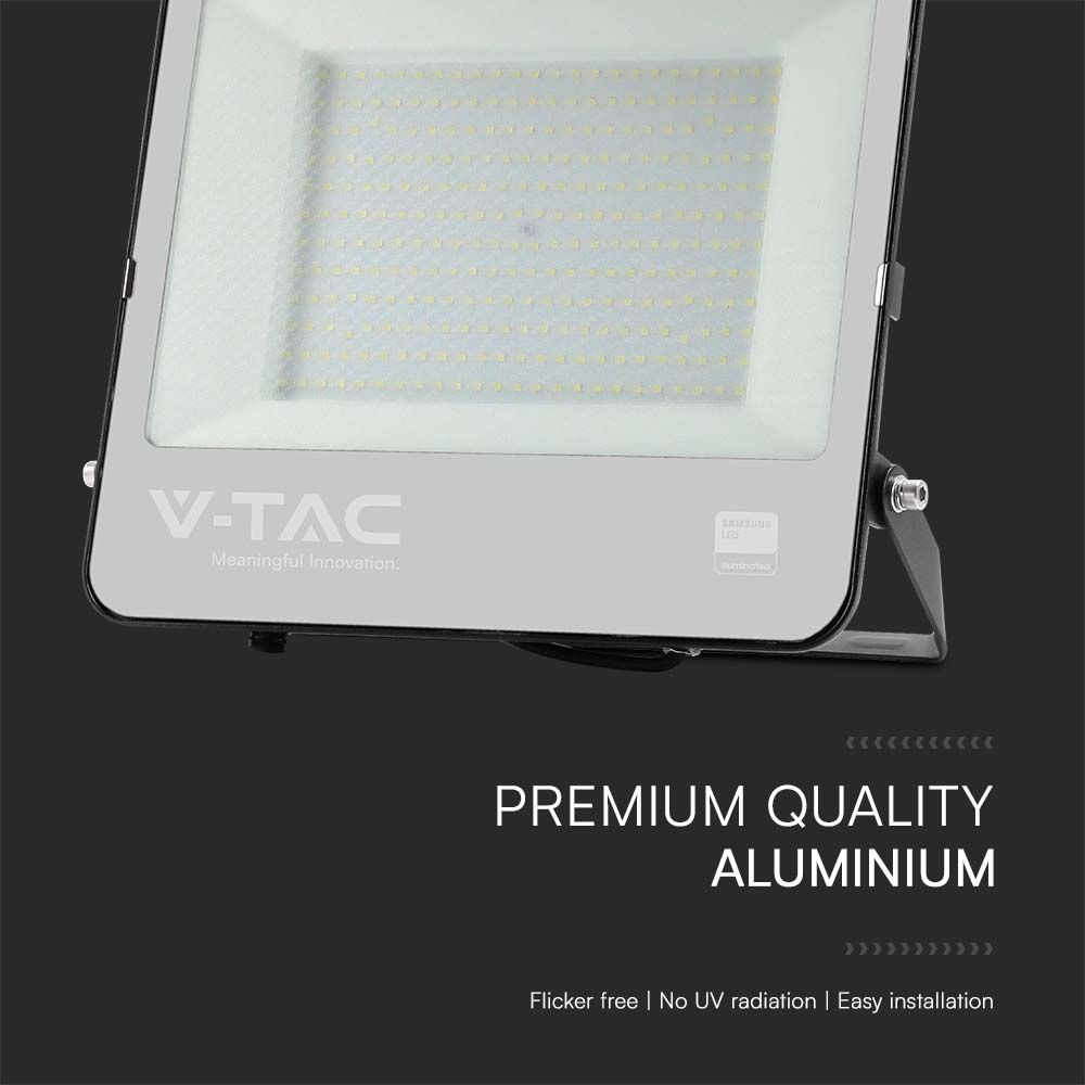 V-TAC LED-Fluter, VT-44201, EEK: D, 200 W, 22960 lm, 4000 K, IP65 V-TAC LED-Fluter, VT-44201, EEK: D, 200 W, 27000 lm, 4000 K, IP65