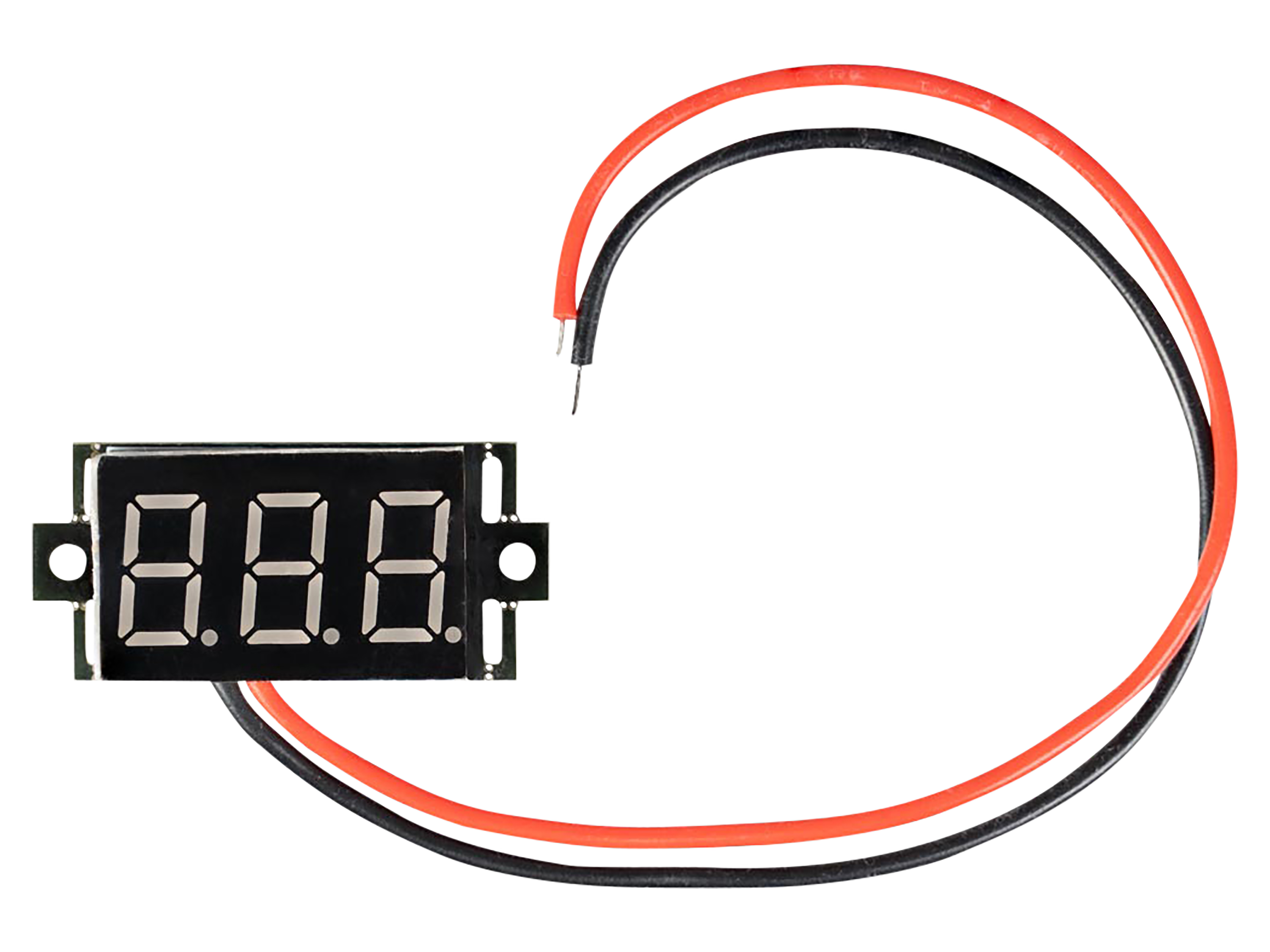 JOY-IT Voltmeter, 3-29 V, 0,36", Rot