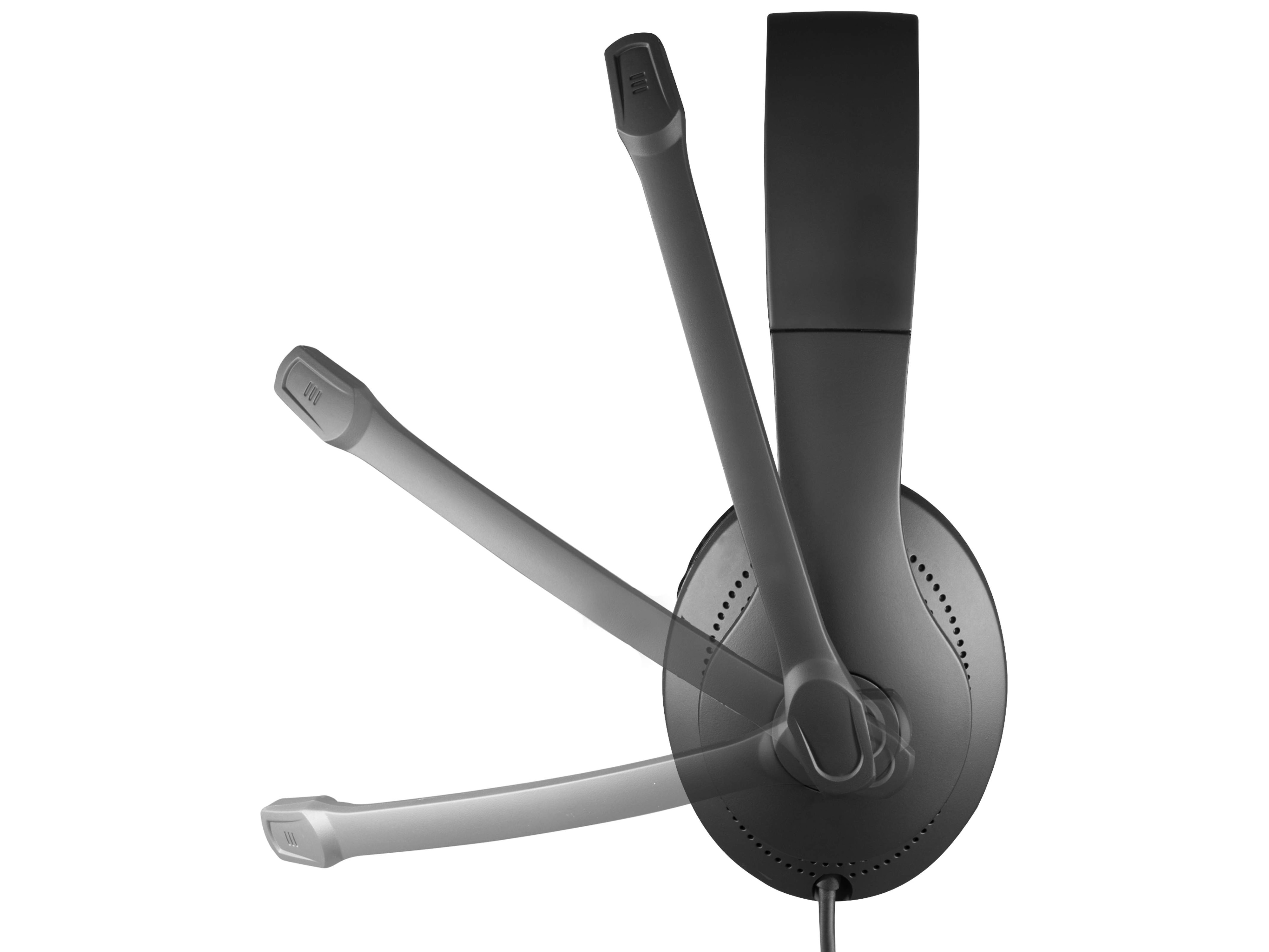 HAMA Headset HS-USB300, Stereo, schwarz HAMA Headset HS-USB300, Stereo, schwarz